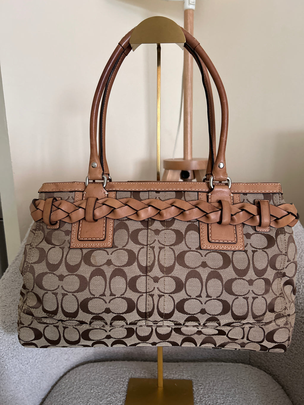 Vintage Coach Hampton shoulder bag