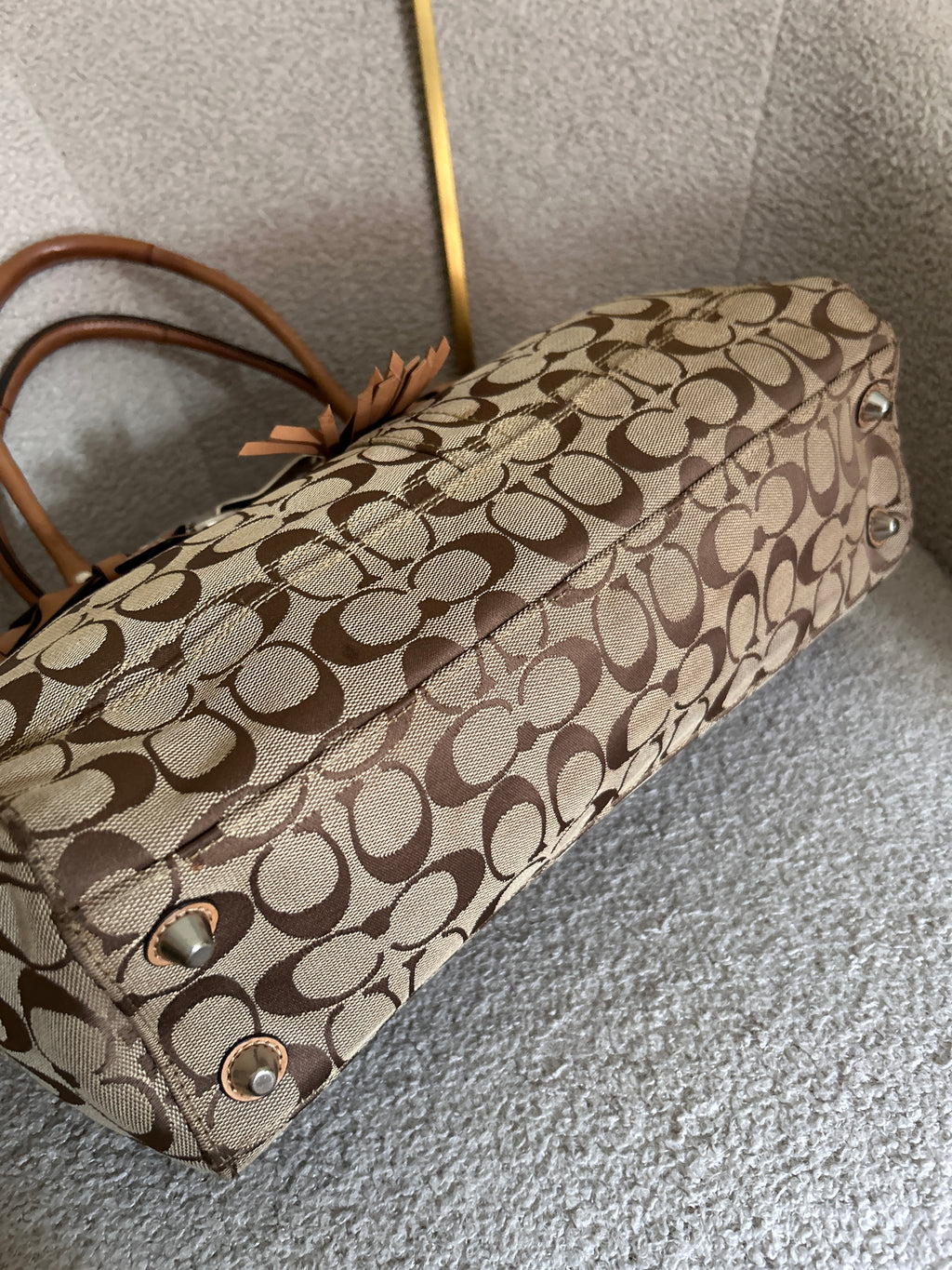 Vintage Coach Hampton shoulder bag