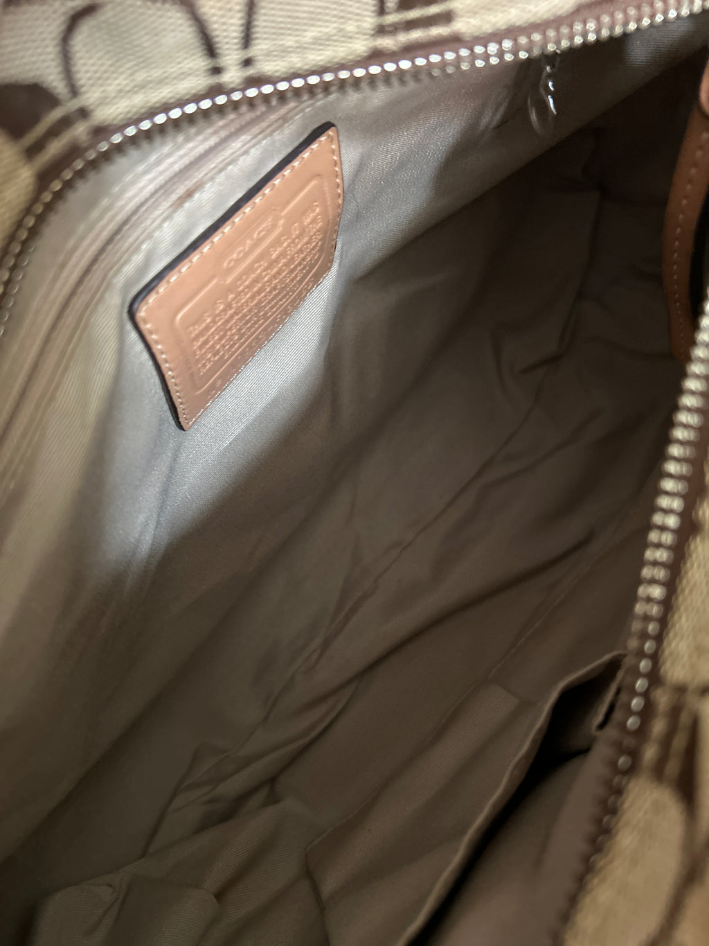 Vintage Coach Hampton shoulder bag