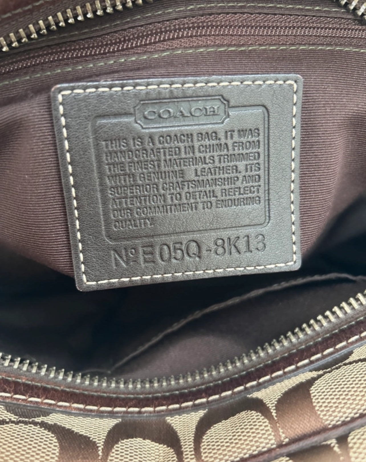 Vintage Coach 8K13 shoulder bag