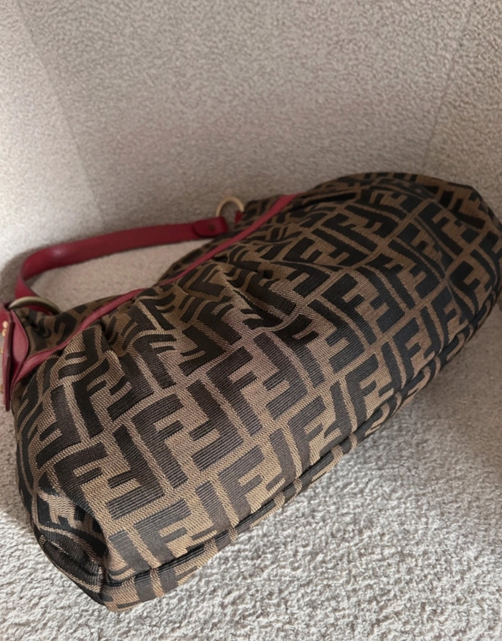 Vintage Fendi Zucca shoulder bag
