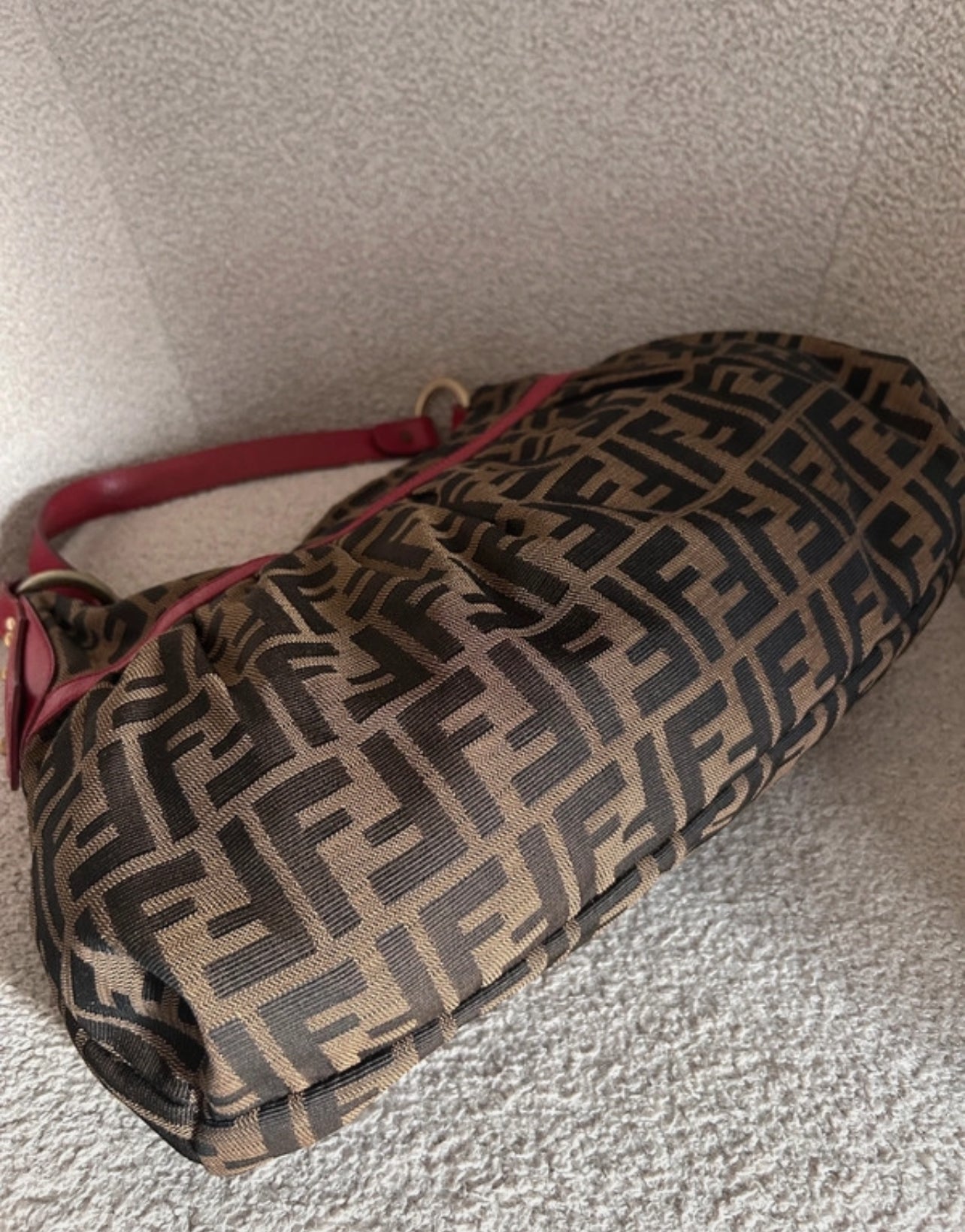Vintage Fendi Zucca shoulder bag