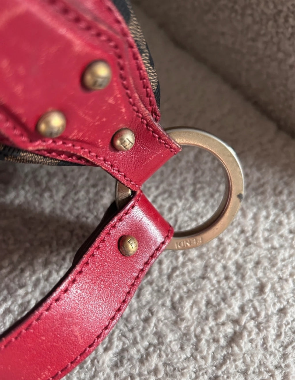 Vintage Fendi Zucca shoulder bag