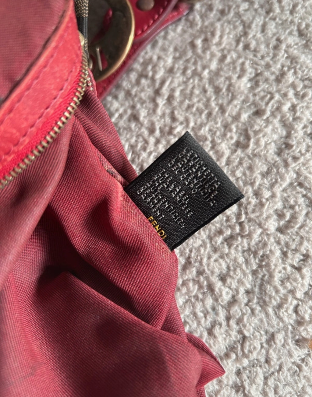 Vintage Fendi Zucca shoulder bag