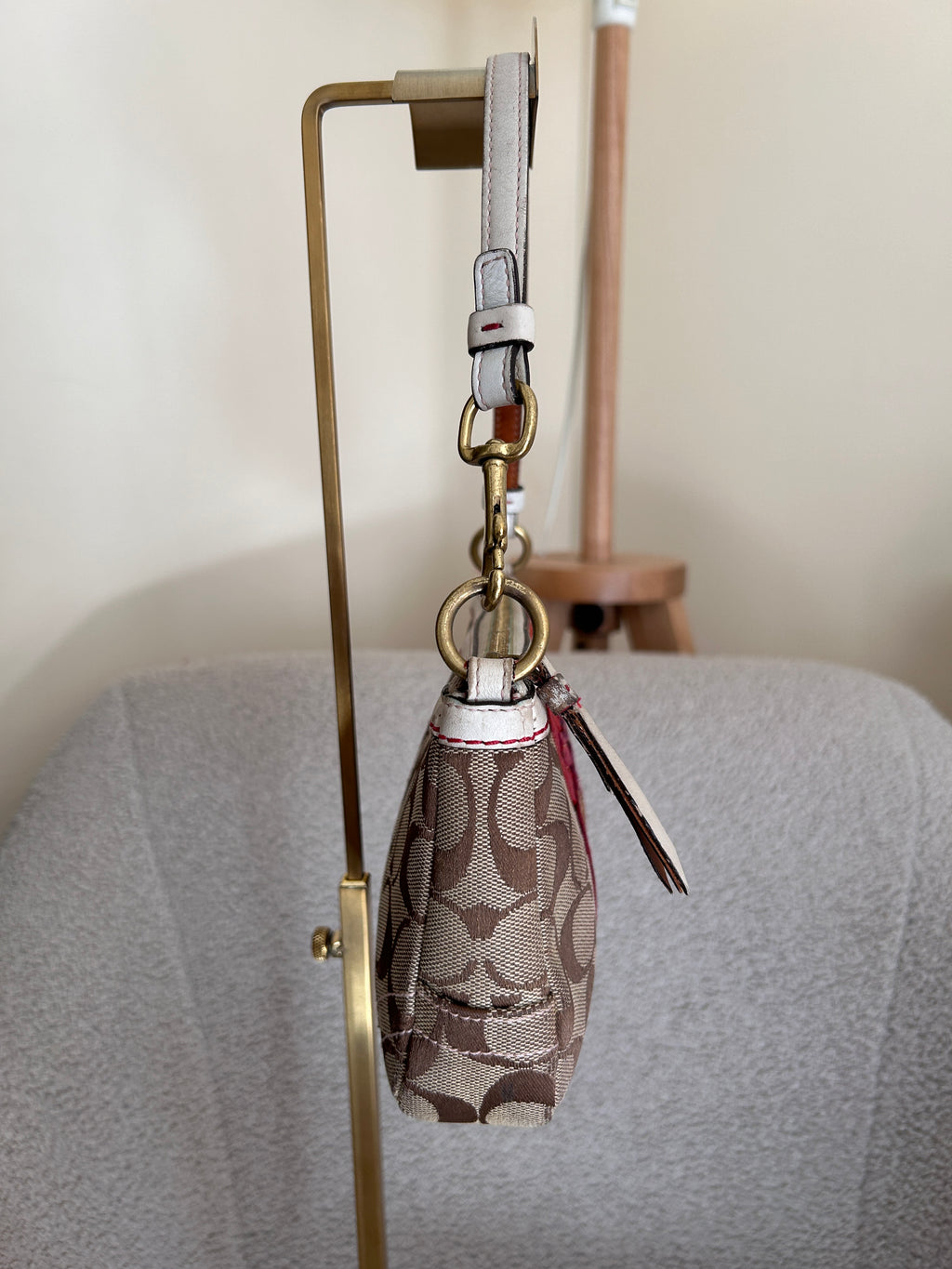 Vintage Coach flower shoulder bag
