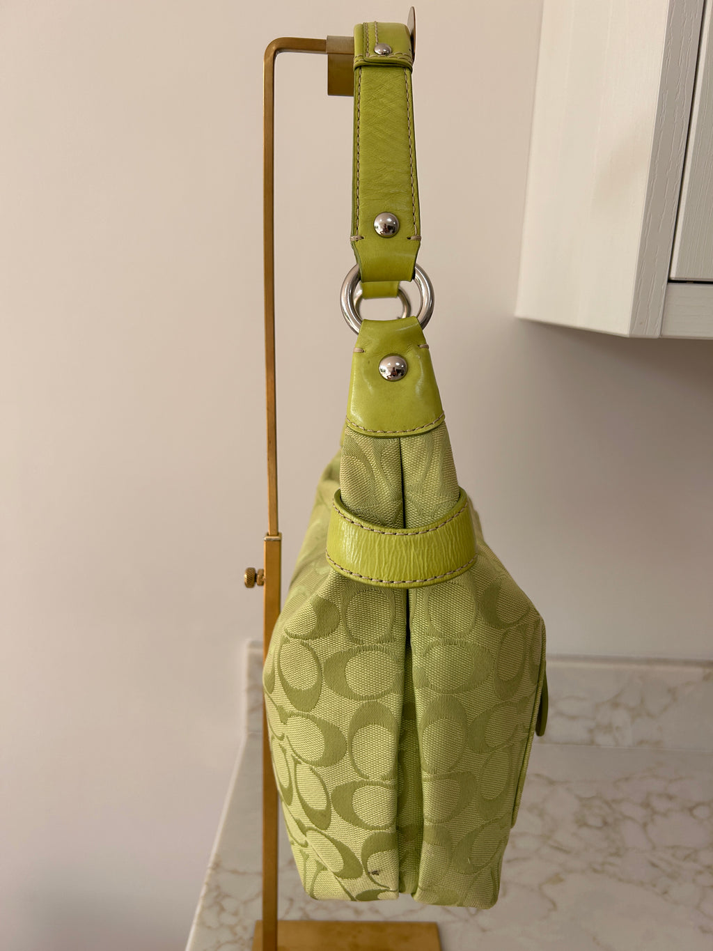 Vintage Coach Penelope green shoulder bag