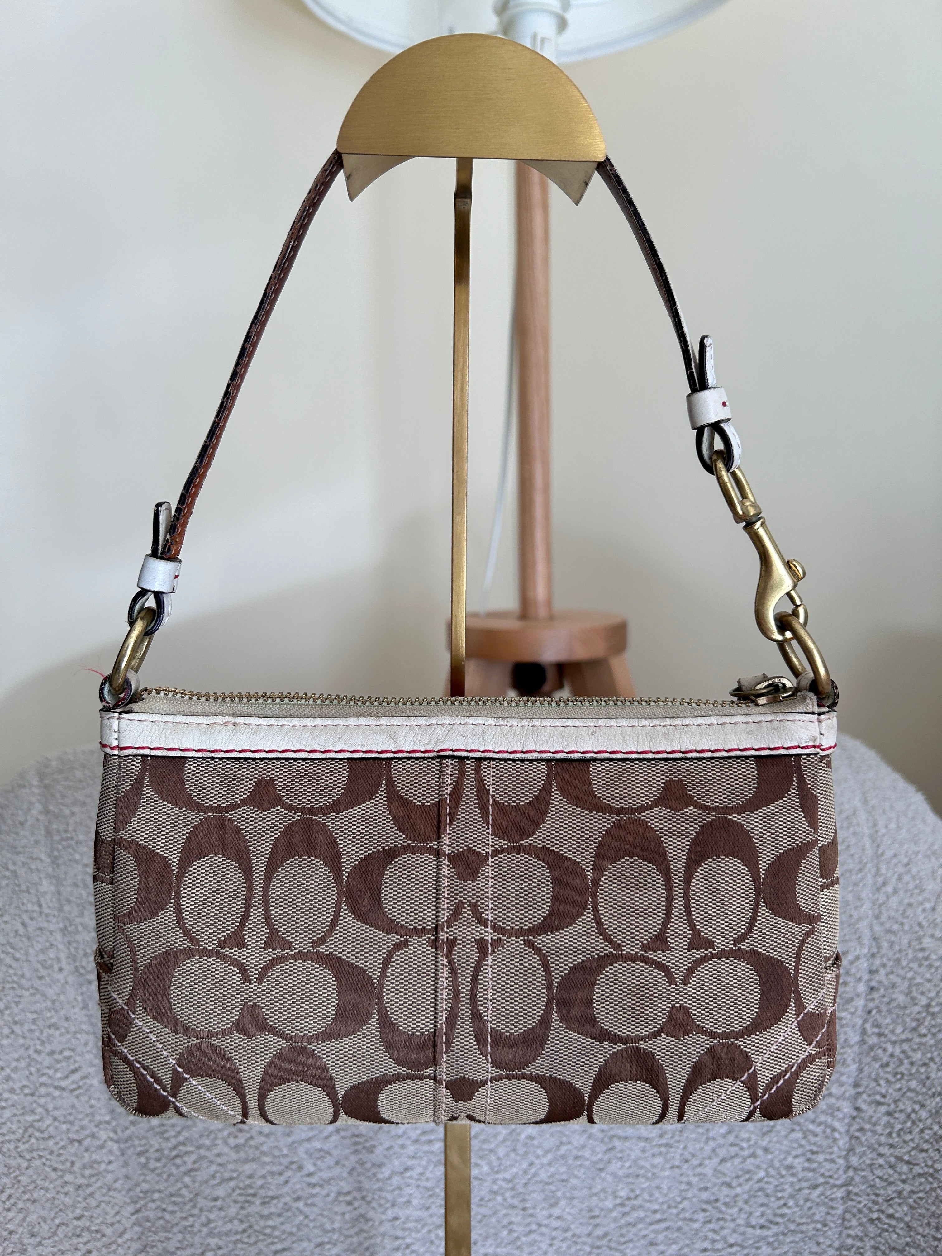 Vintage Coach flower shoulder bag