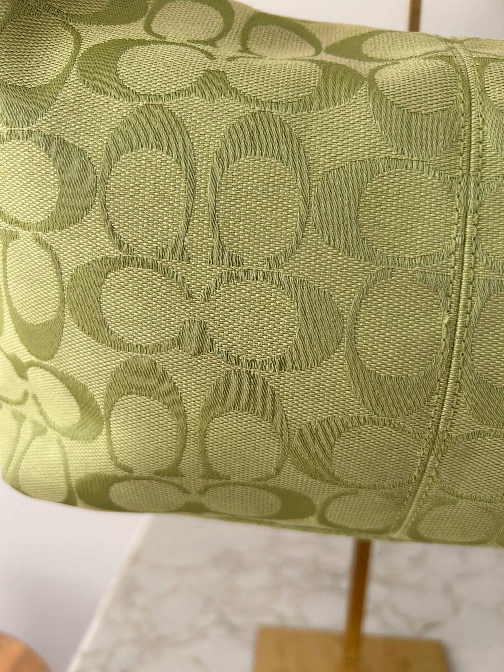 Vintage Coach Penelope green shoulder bag