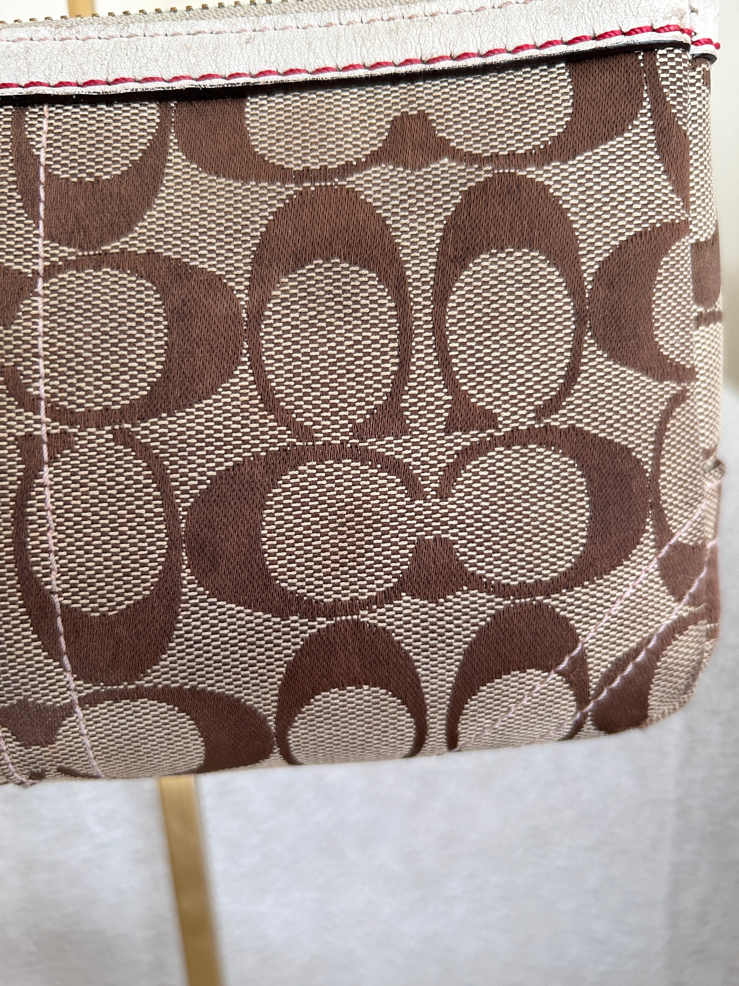 Vintage Coach flower shoulder bag