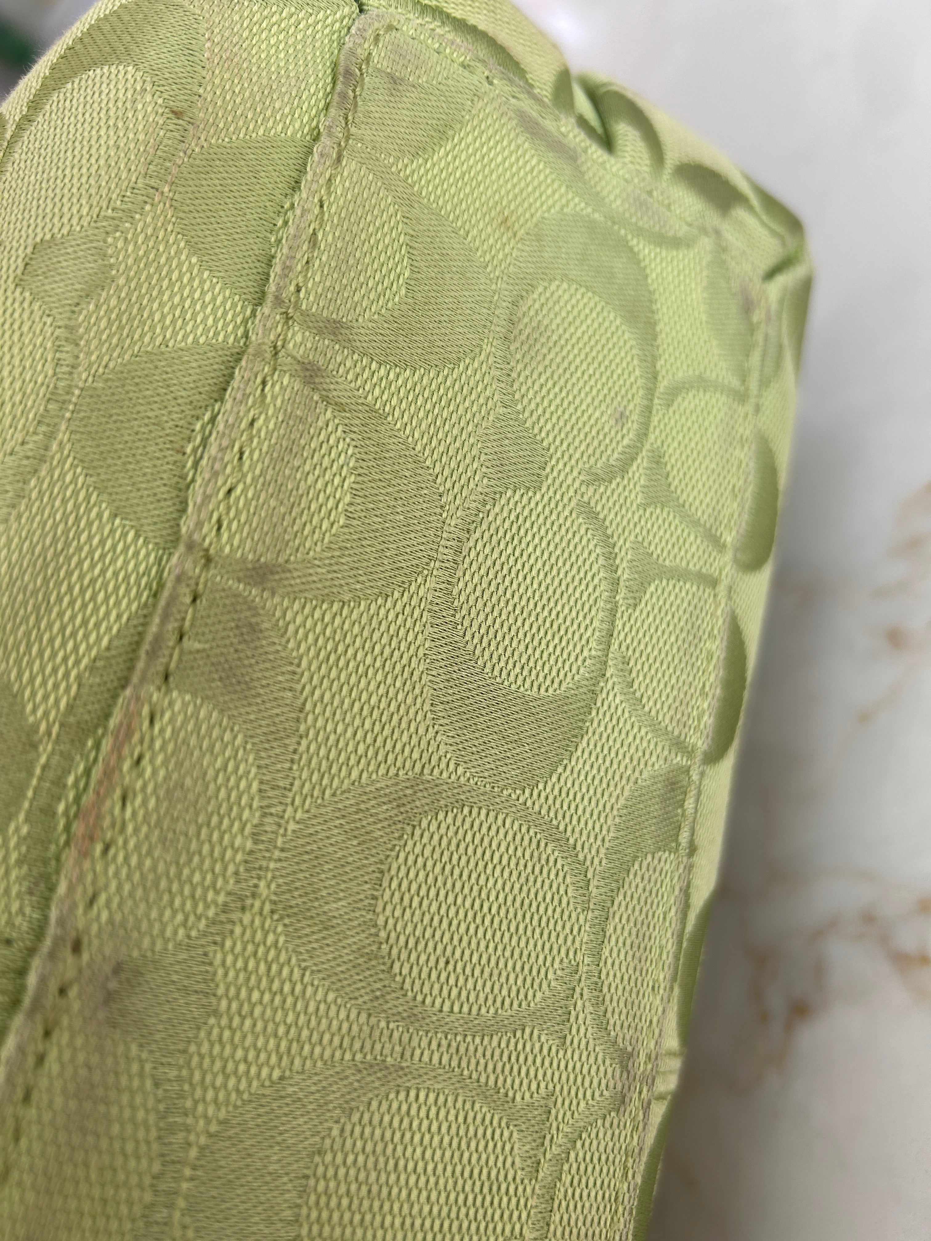 Vintage Coach Penelope green shoulder bag