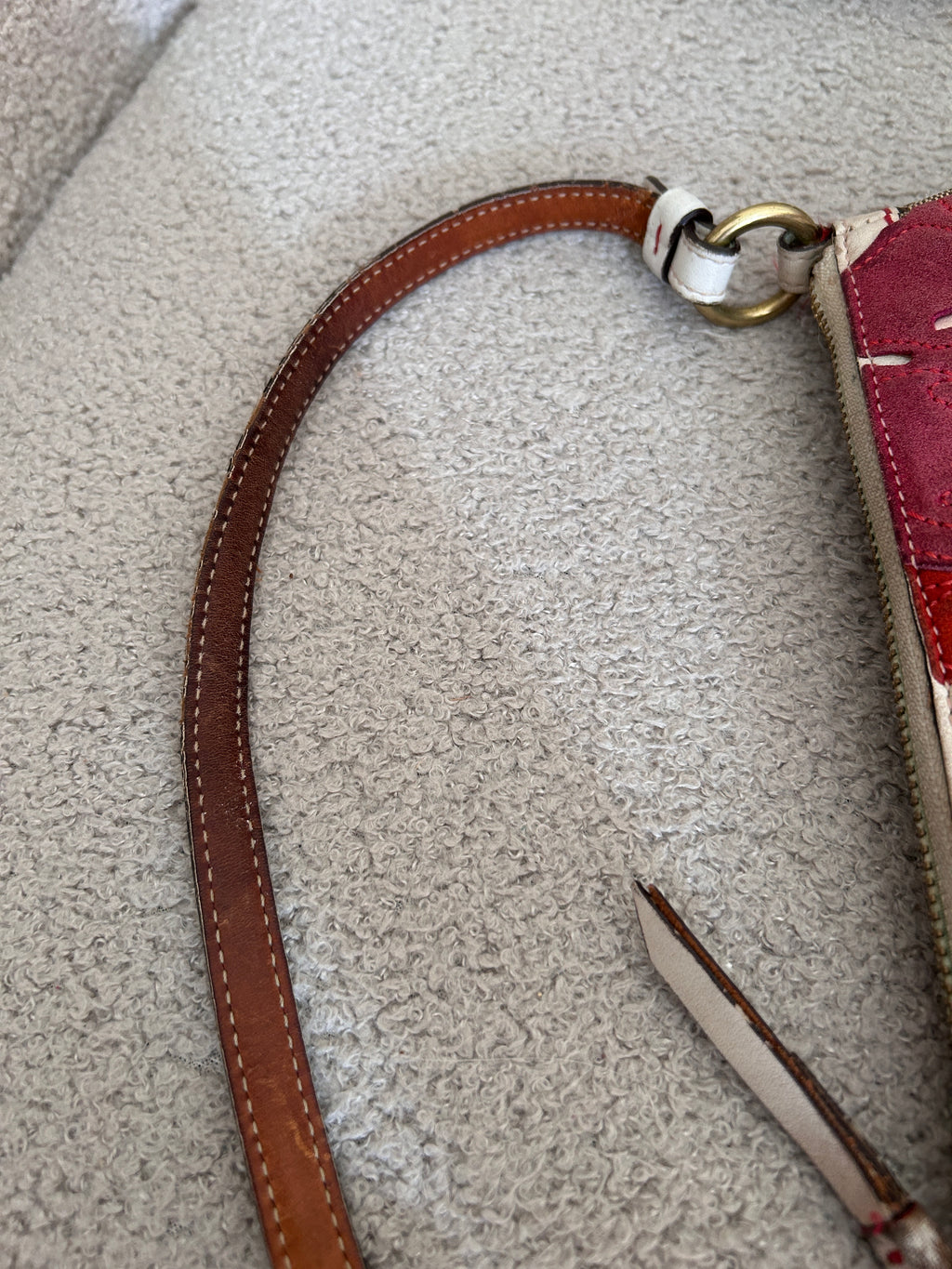 Vintage Coach flower shoulder bag