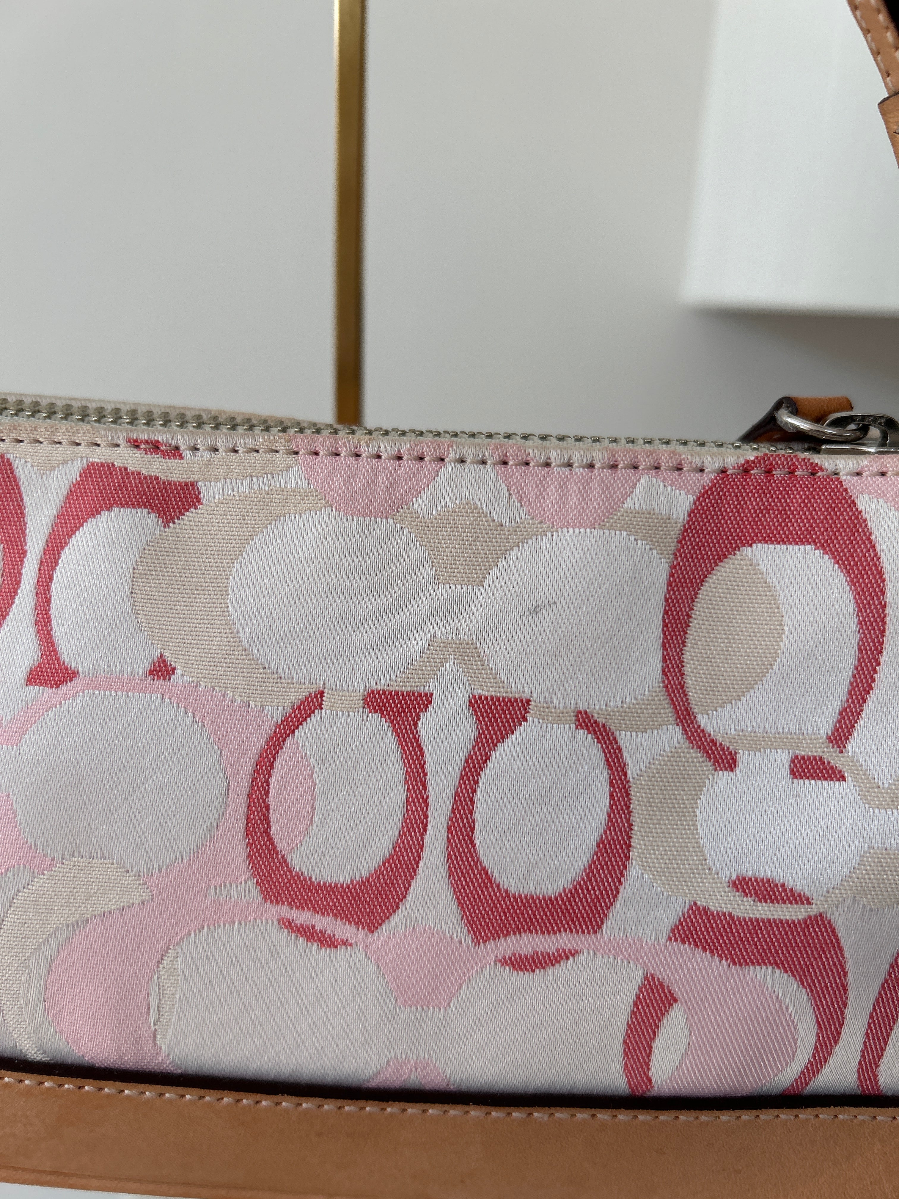 Vintage Coach pink Demi shoulder bag