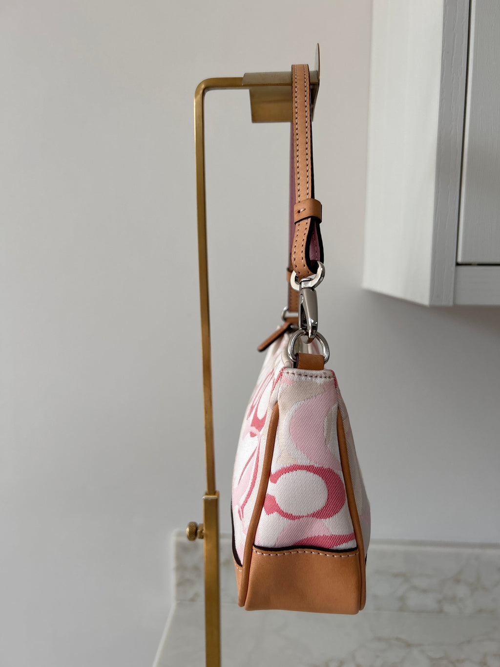 Vintage Coach pink Demi shoulder bag