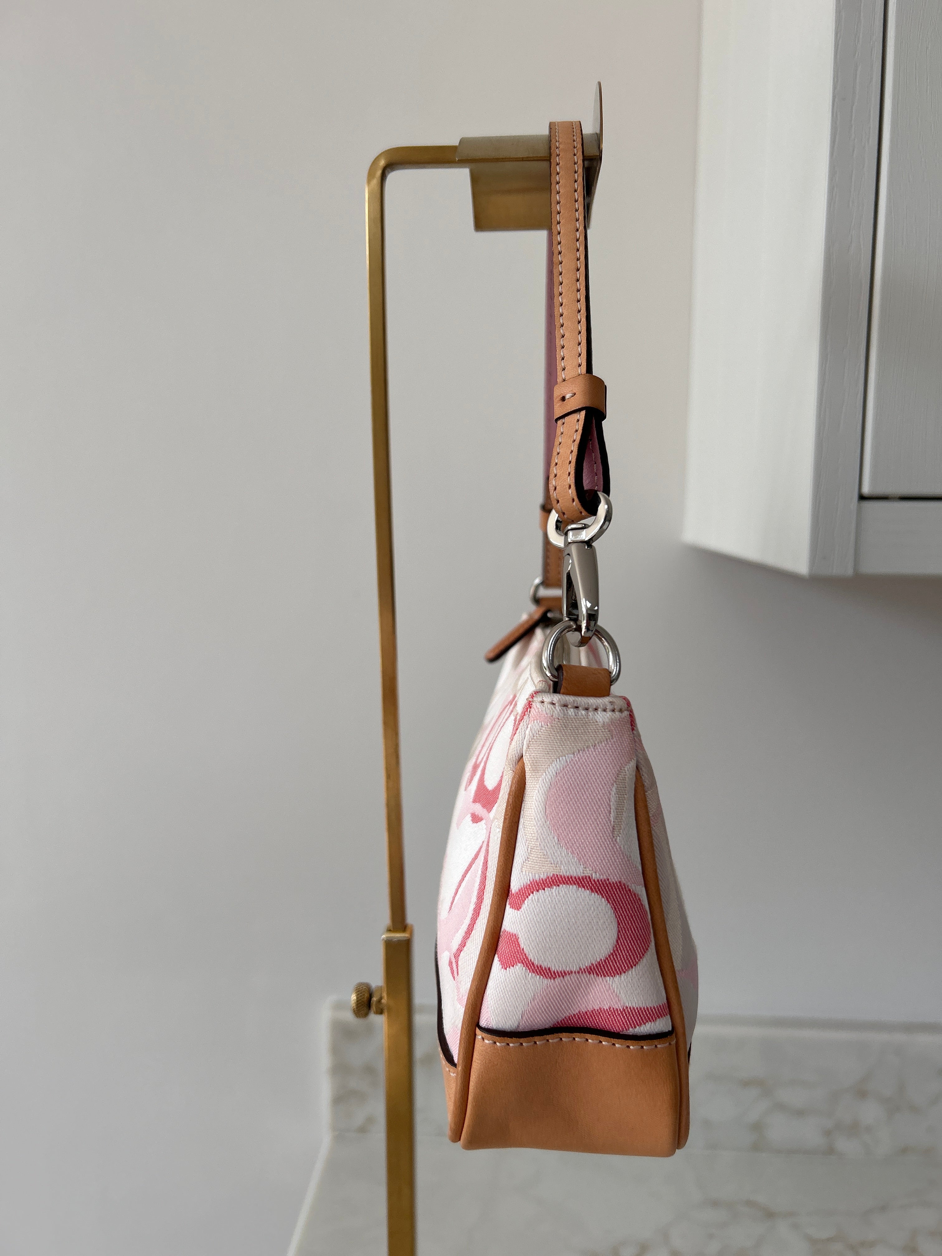 Vintage Coach pink Demi shoulder bag