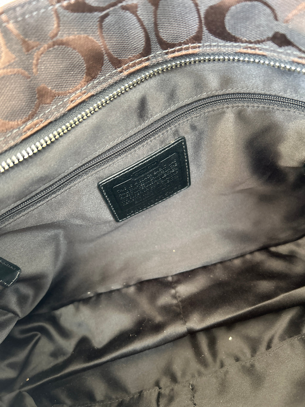 Vintage Coach patchwork shoulder bag