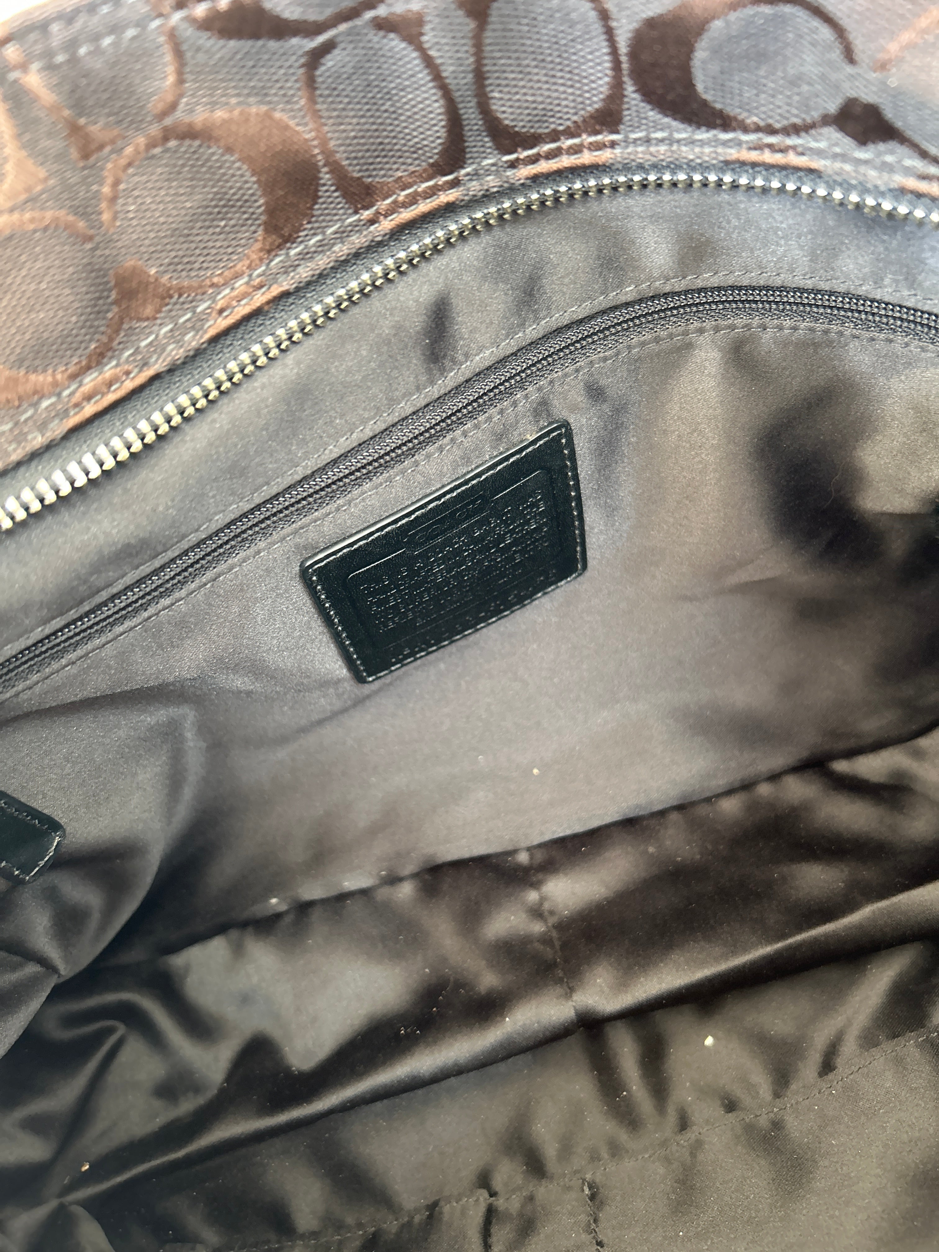 Vintage Coach patchwork shoulder bag