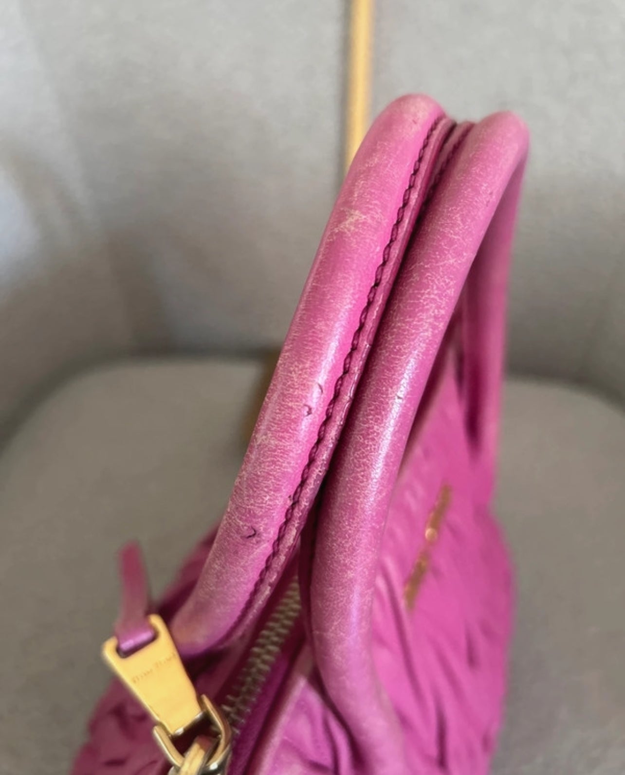 Vintage Miu Miu pink 2way handbag