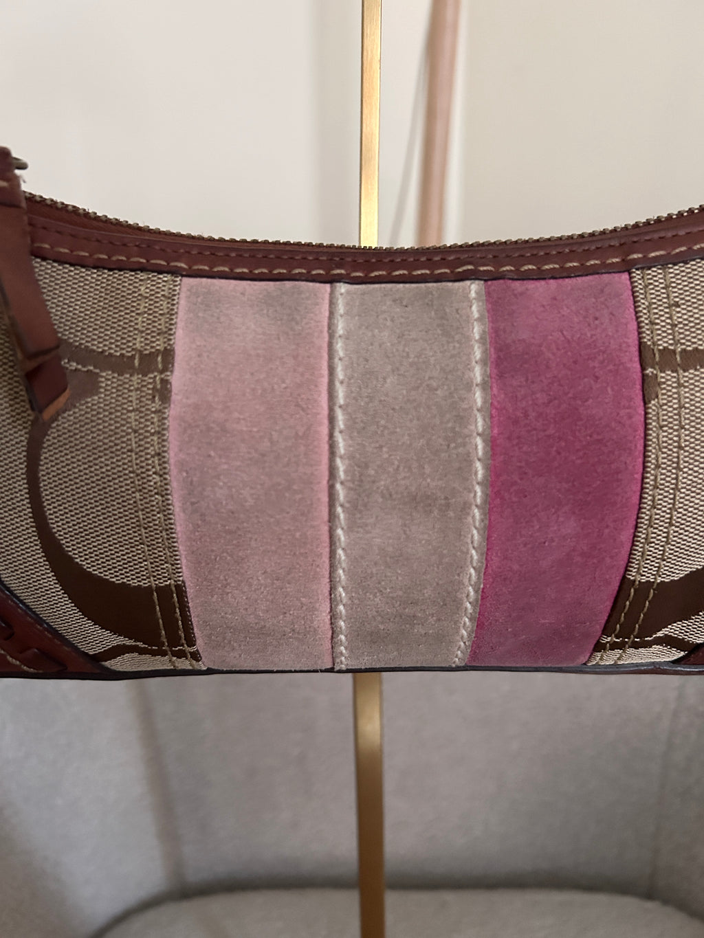 Vintage Coach baguette shoulder bag