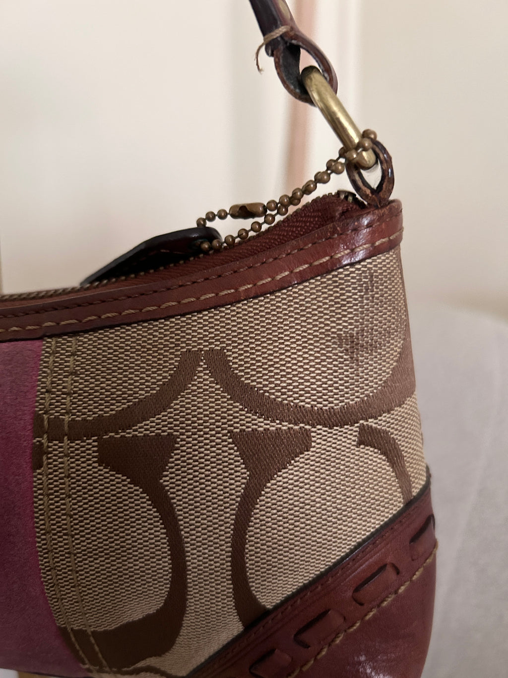 Vintage Coach baguette shoulder bag