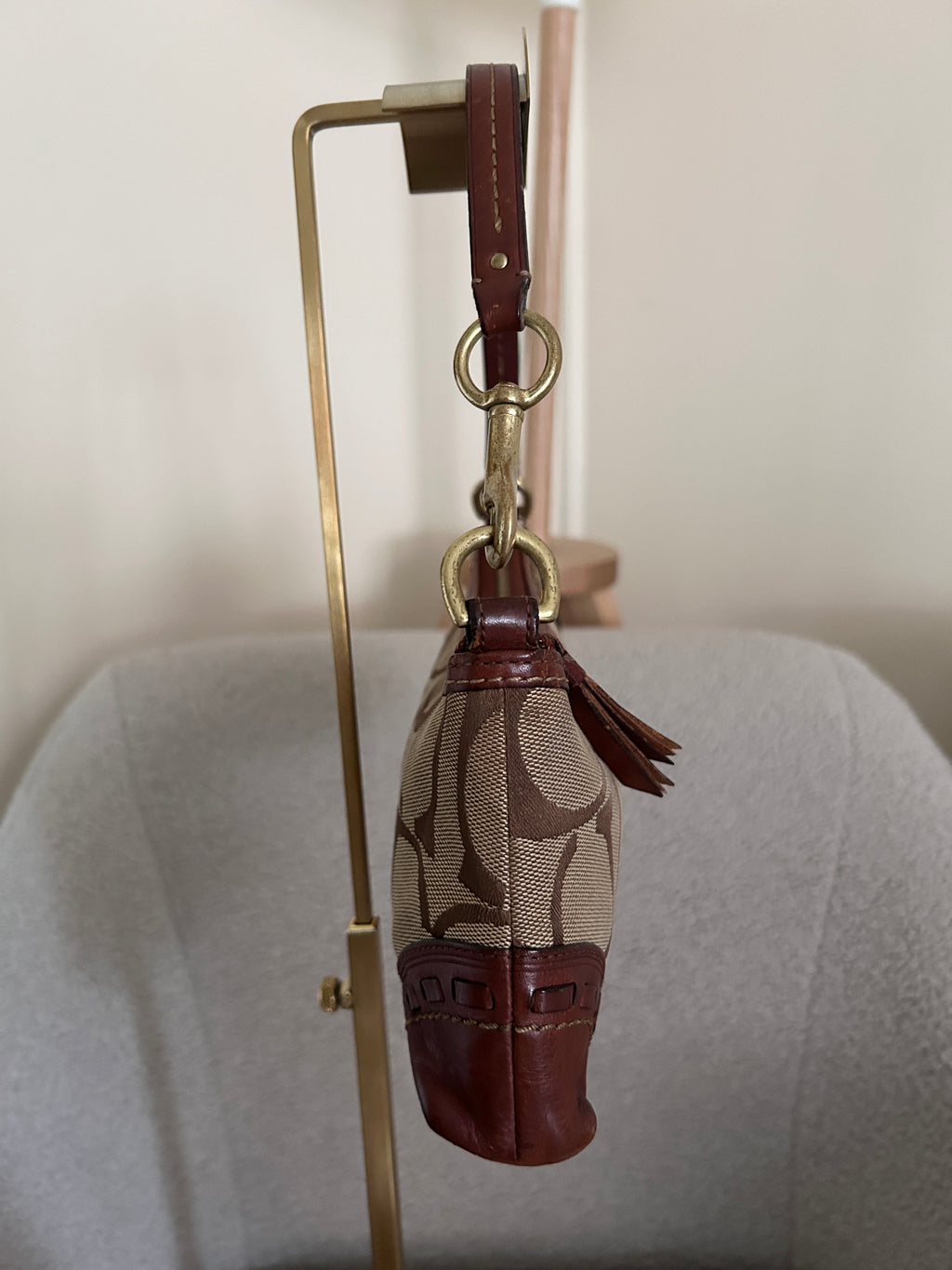 Vintage Coach baguette shoulder bag