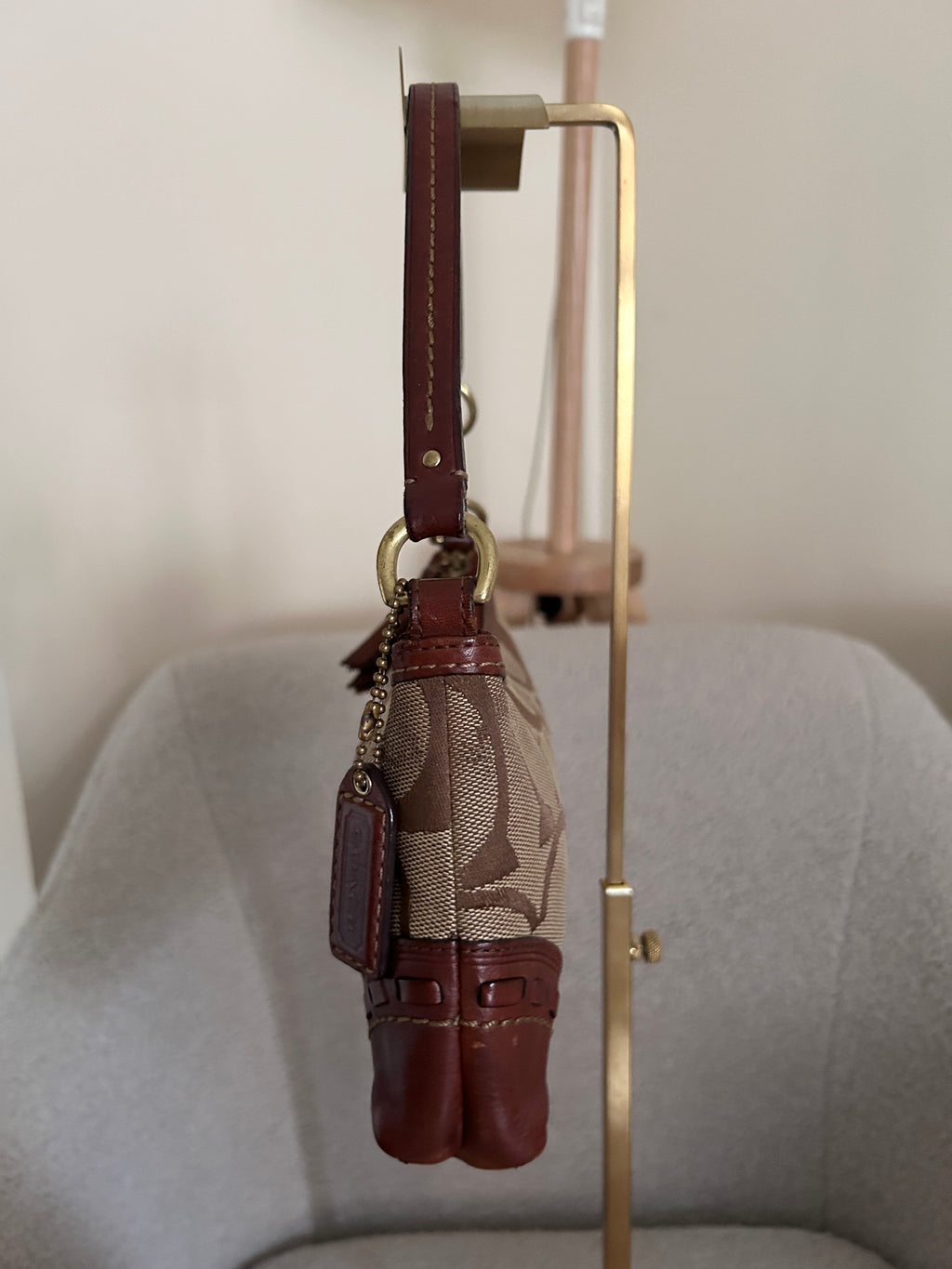Vintage Coach baguette shoulder bag