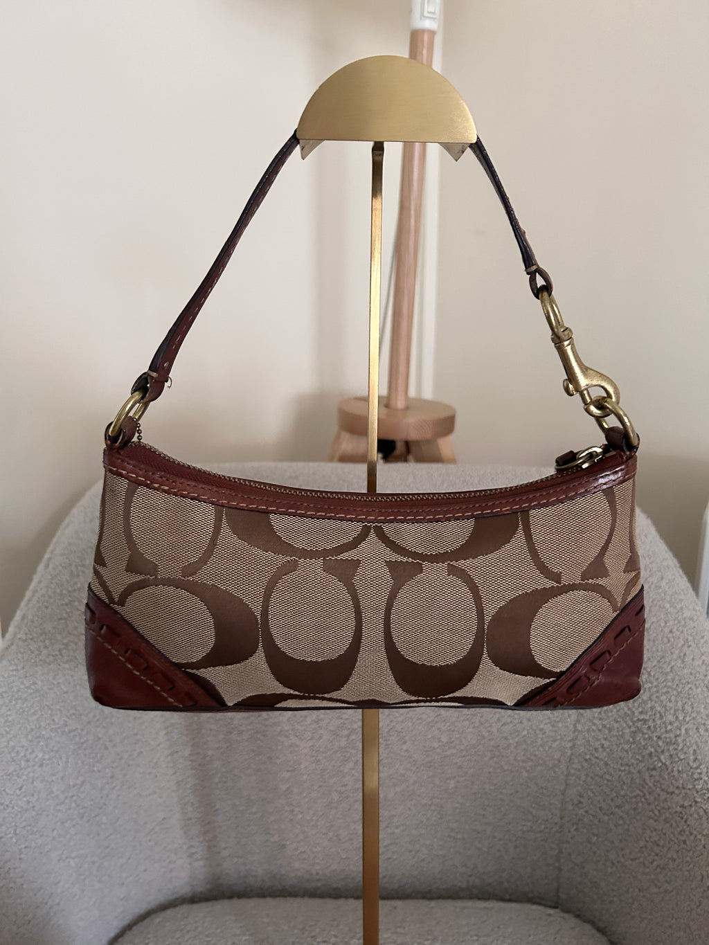 Vintage Coach baguette shoulder bag