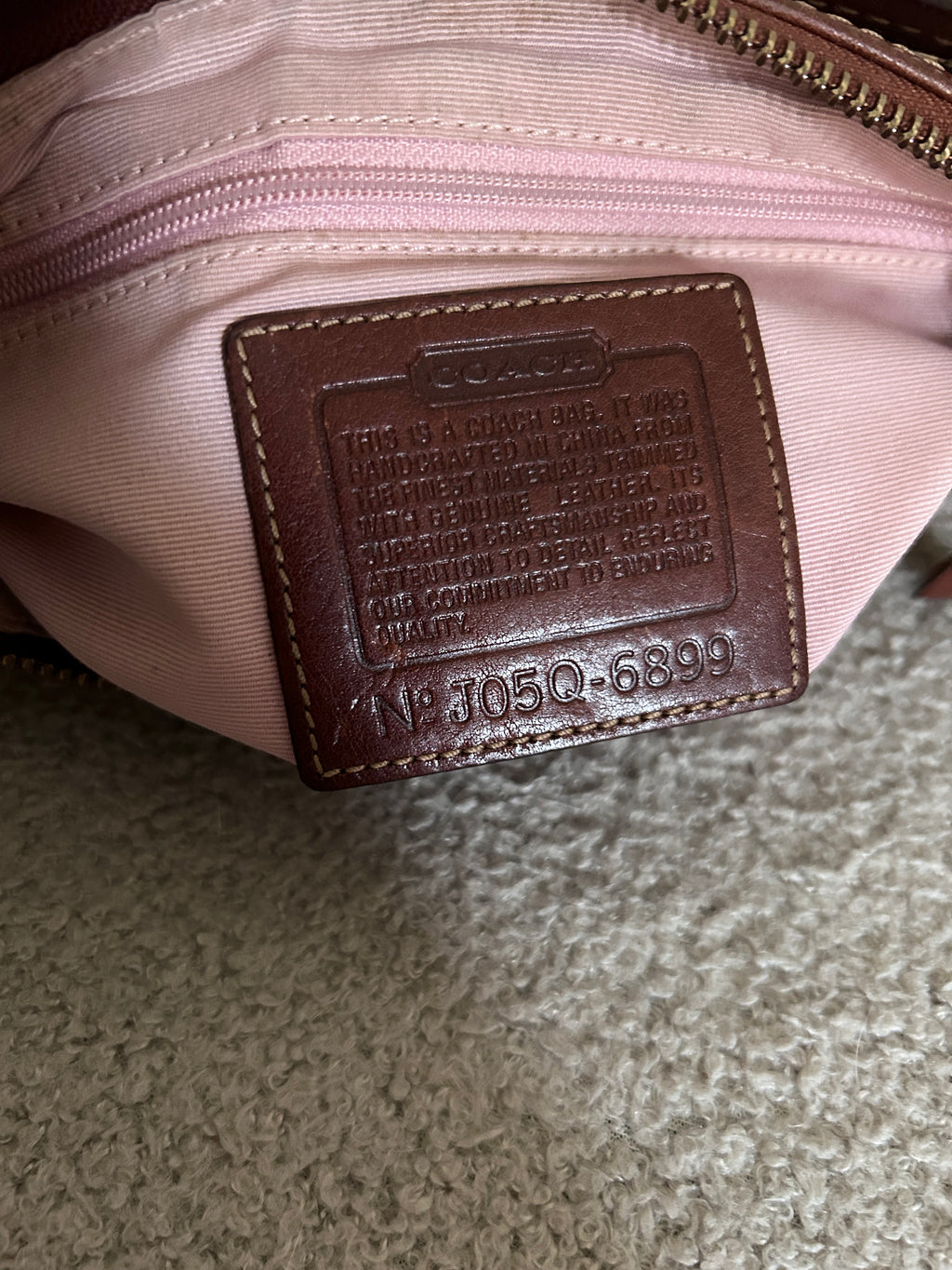 Vintage Coach baguette shoulder bag