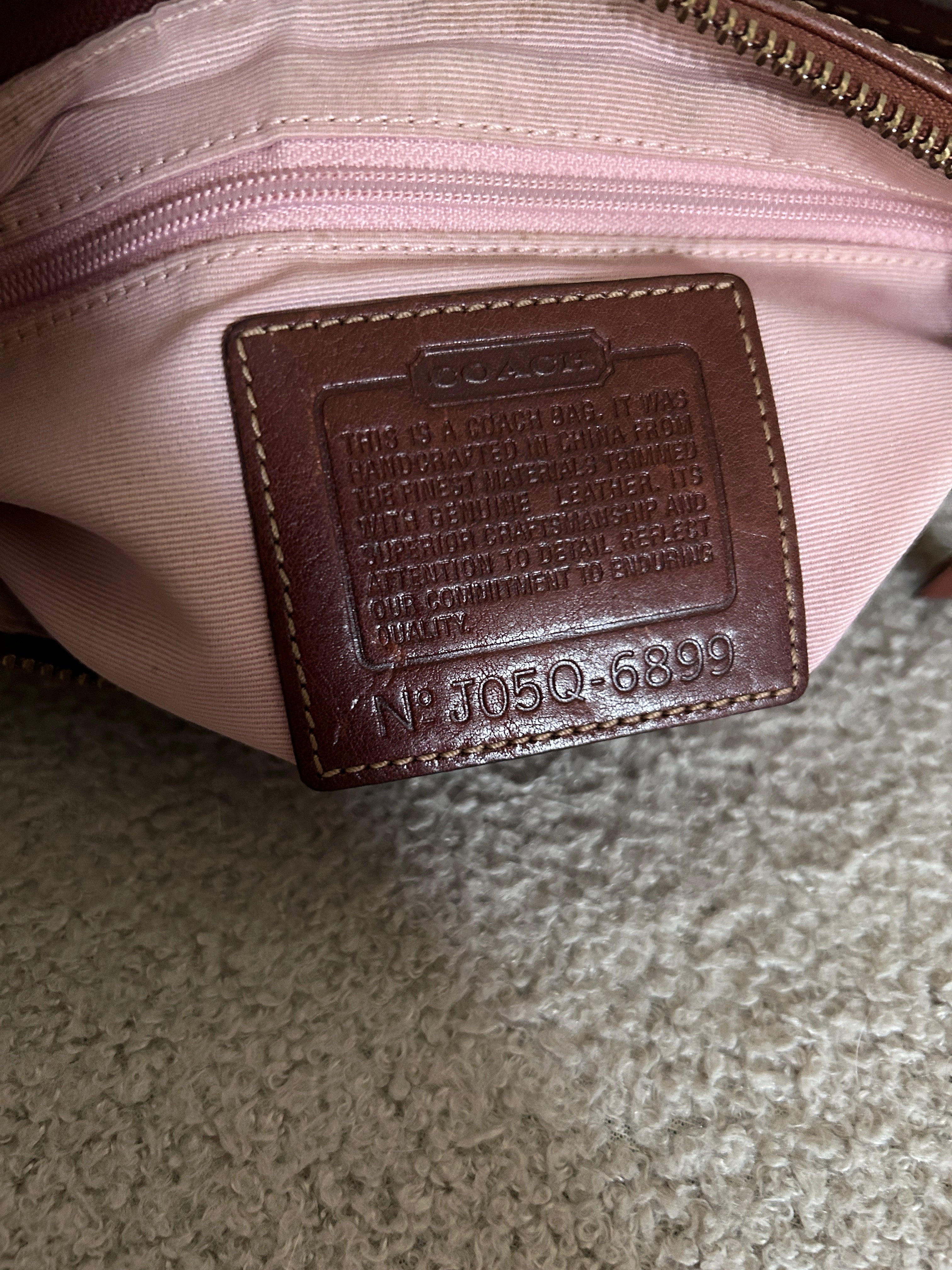 Vintage Coach baguette shoulder bag