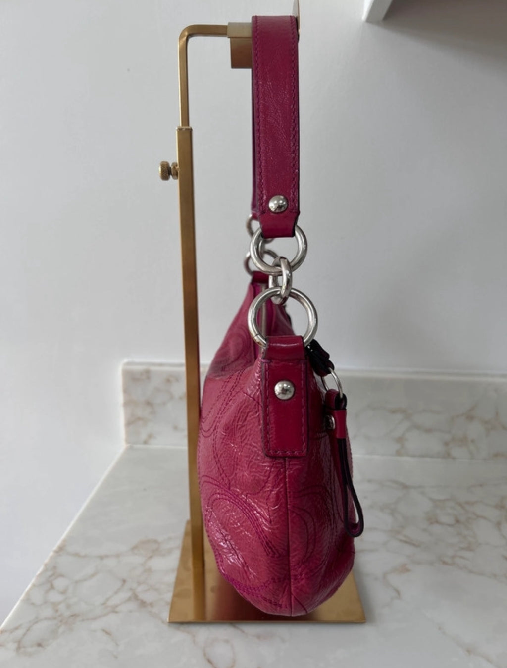 Vintage Coach pink shoulder bag