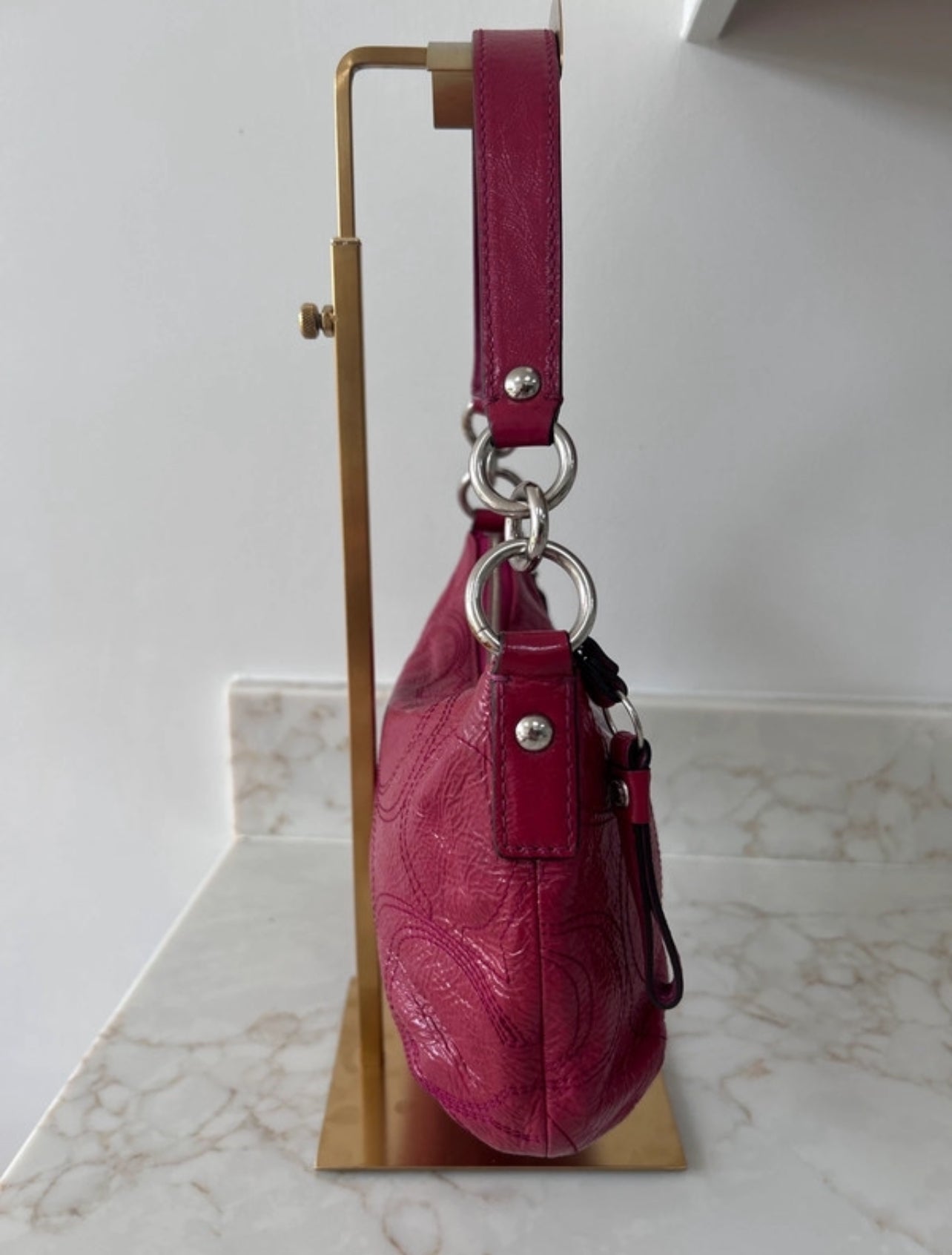 Vintage Coach pink shoulder bag