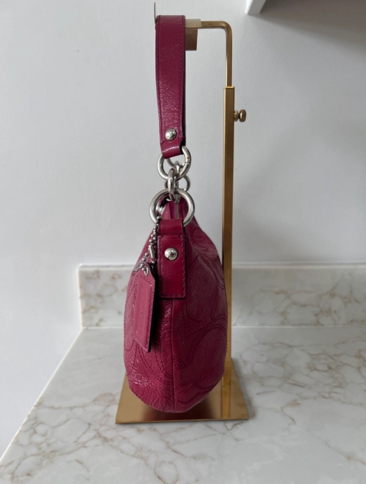 Vintage Coach pink shoulder bag