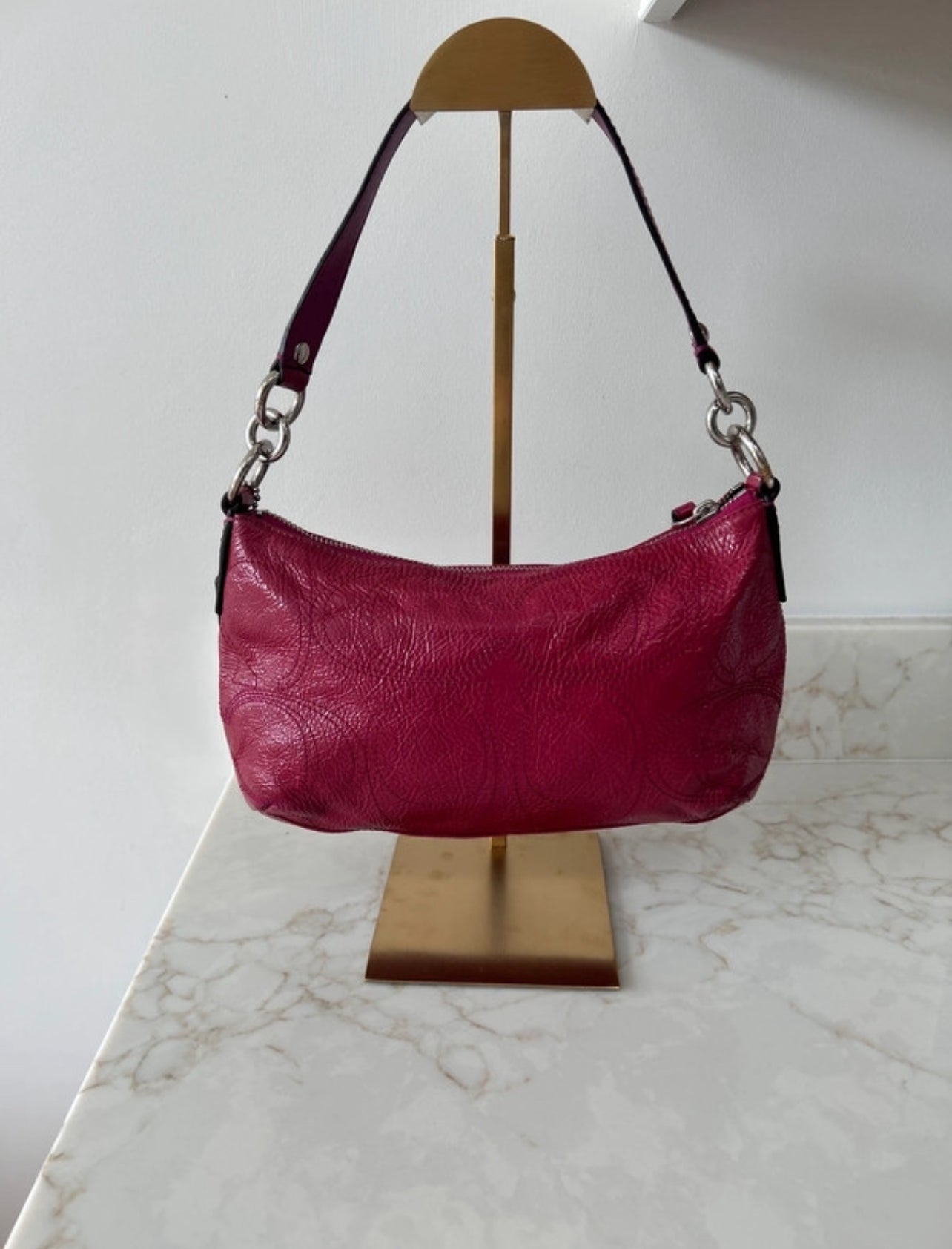 Vintage Coach pink shoulder bag