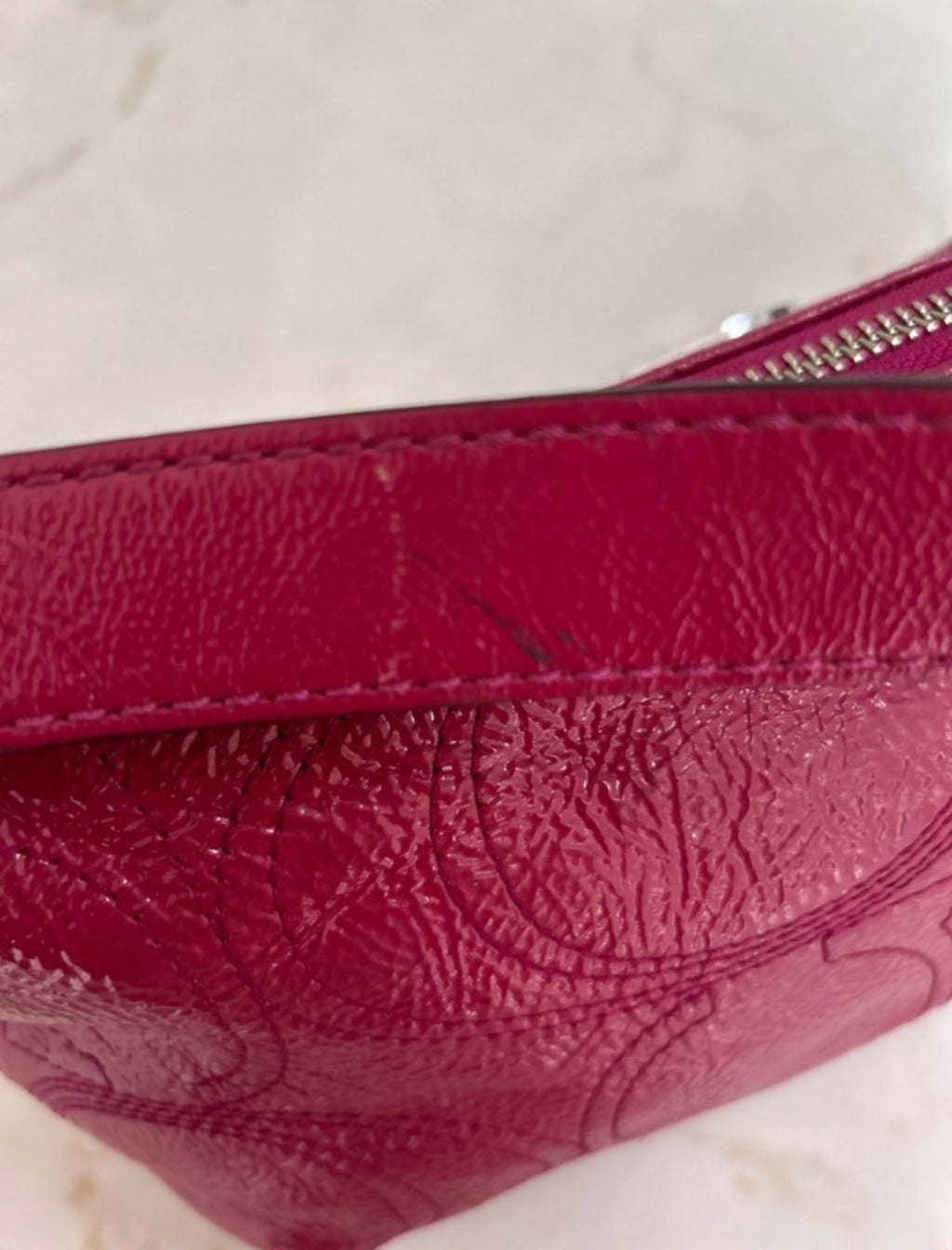 Vintage Coach pink shoulder bag
