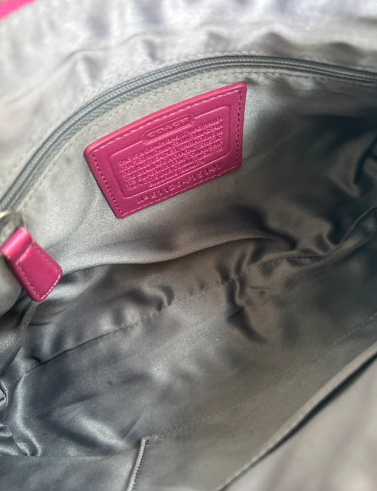 Vintage Coach pink shoulder bag