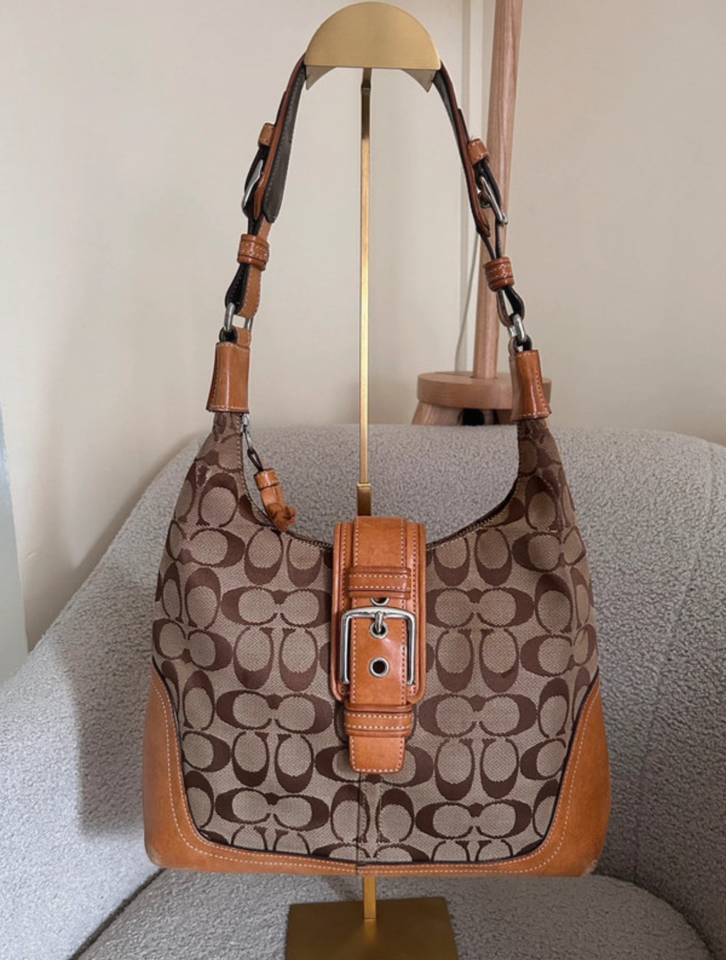 Vintage Coach Hamptons shoulder bag
