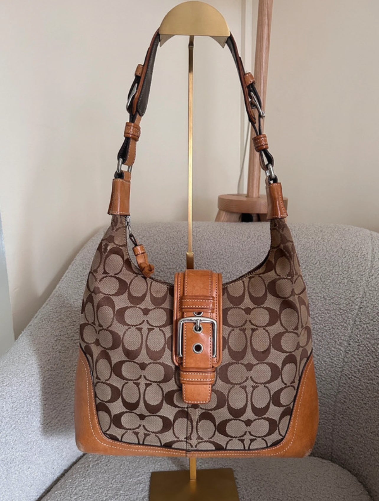Vintage Coach Hamptons shoulder bag