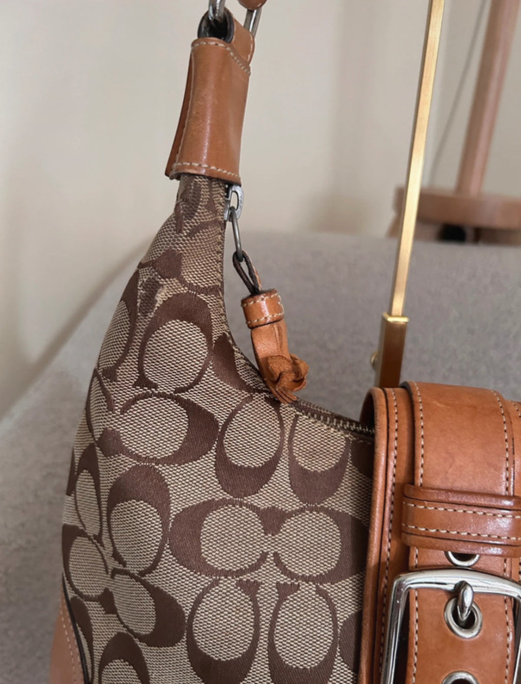 Vintage Coach Hamptons shoulder bag