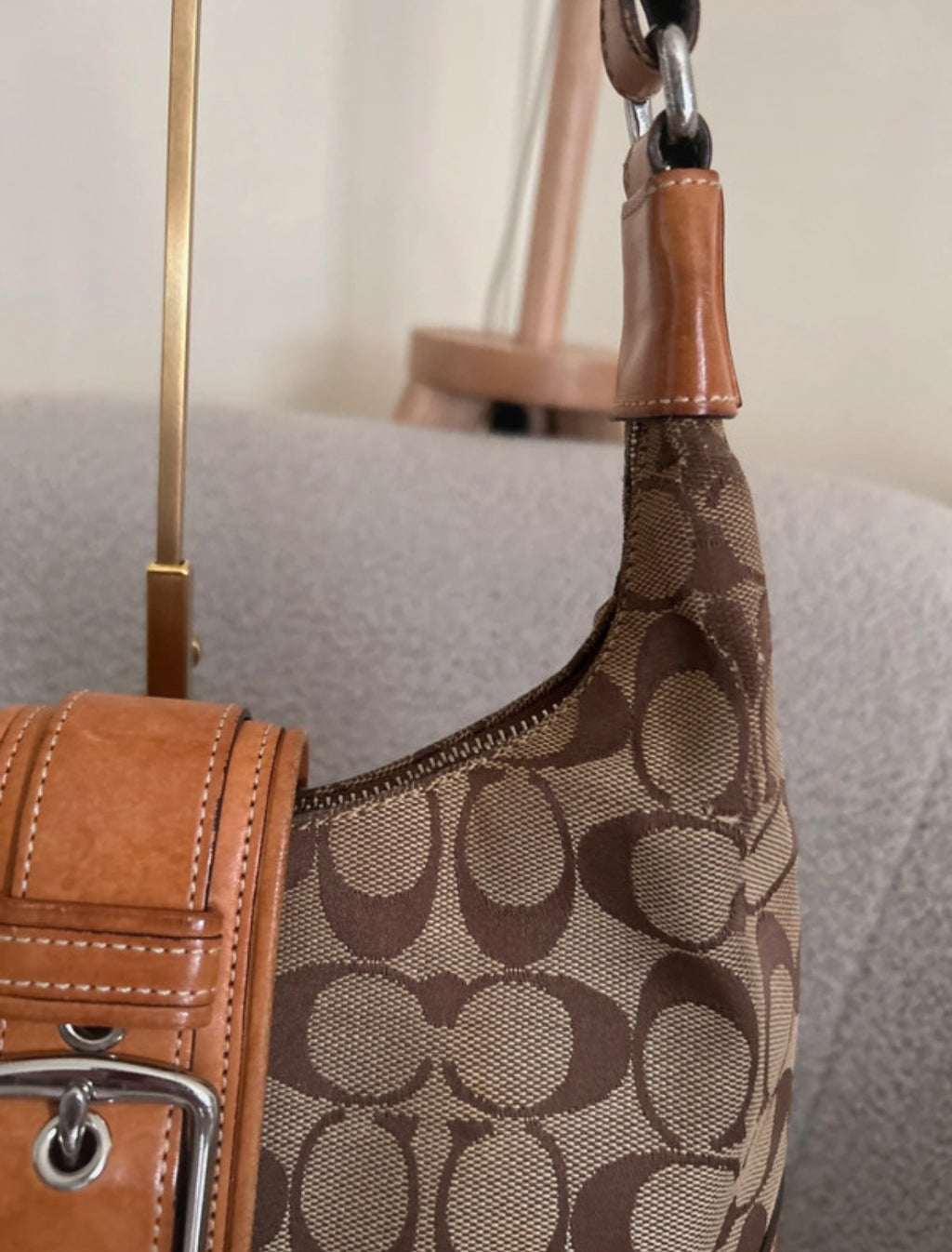 Vintage Coach Hamptons shoulder bag
