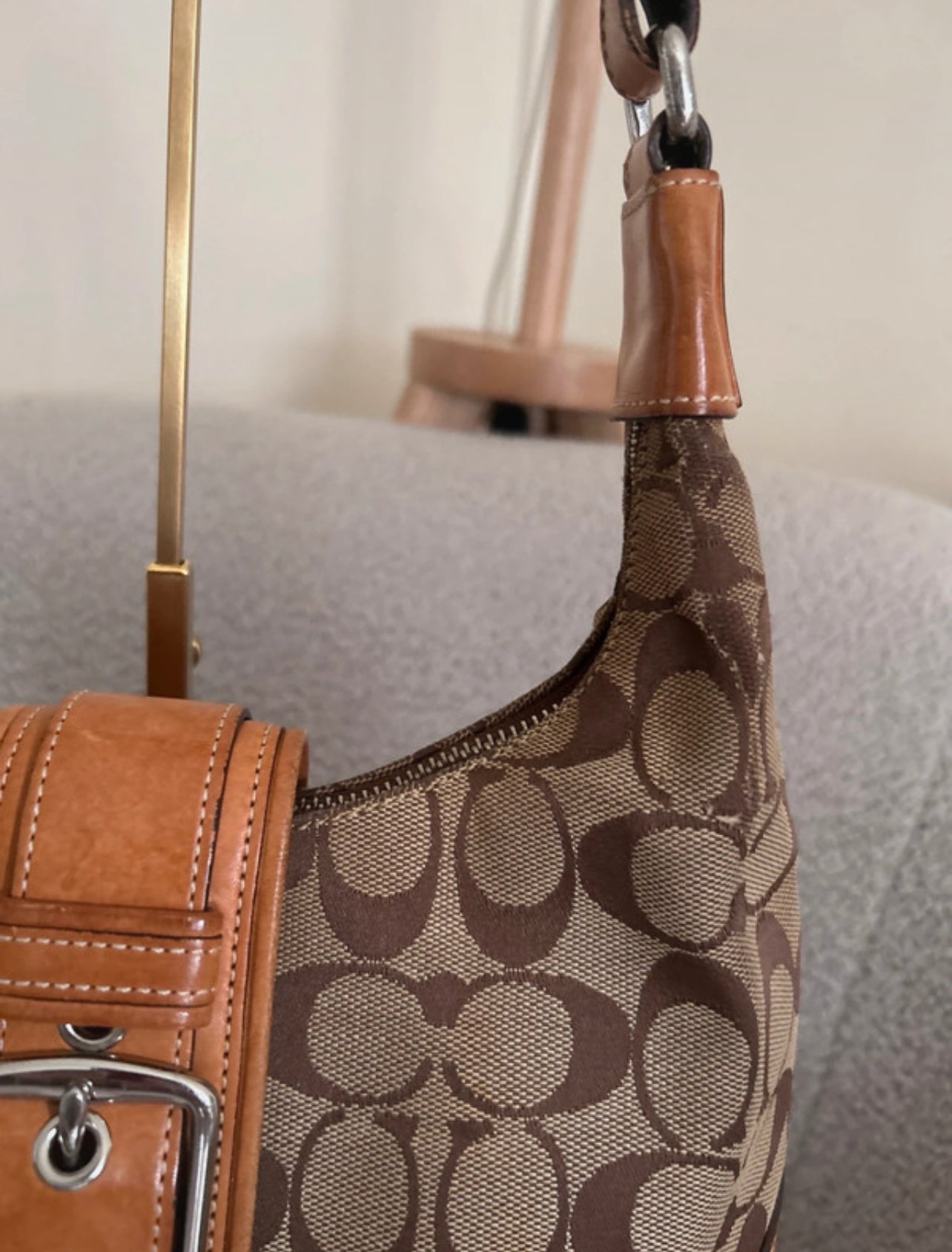 Vintage Coach Hamptons shoulder bag