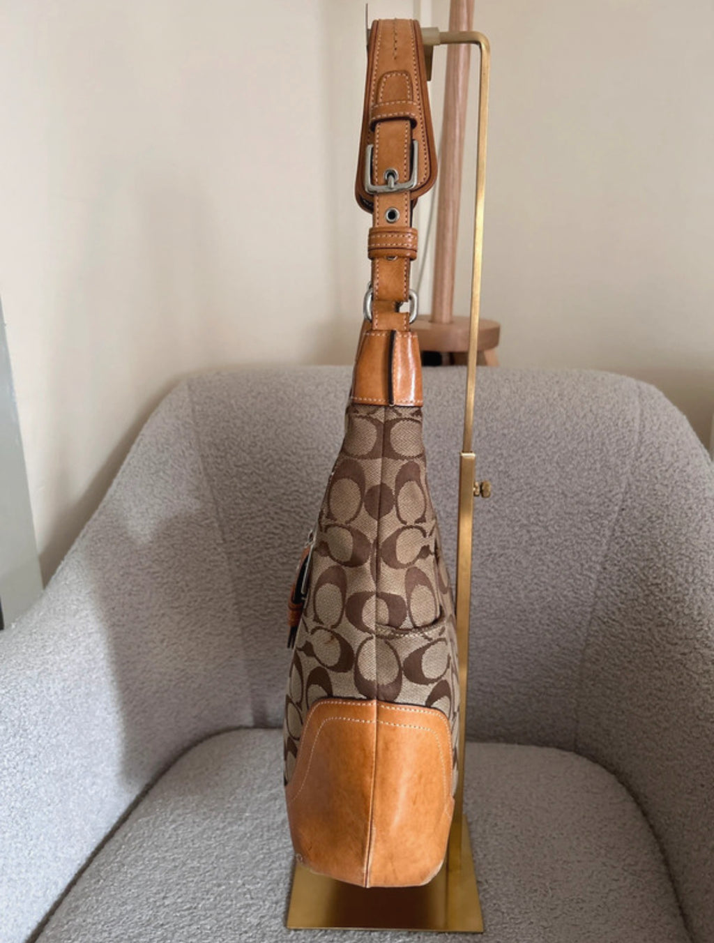 Vintage Coach Hamptons shoulder bag