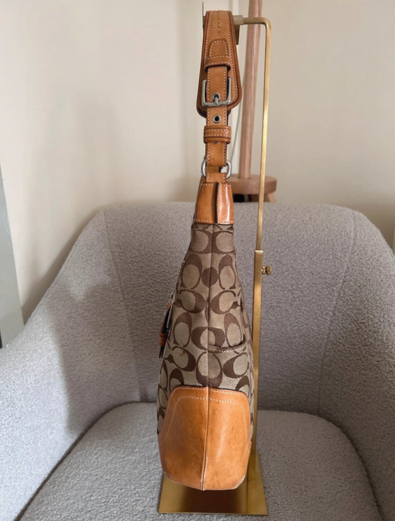 Vintage Coach Hamptons shoulder bag