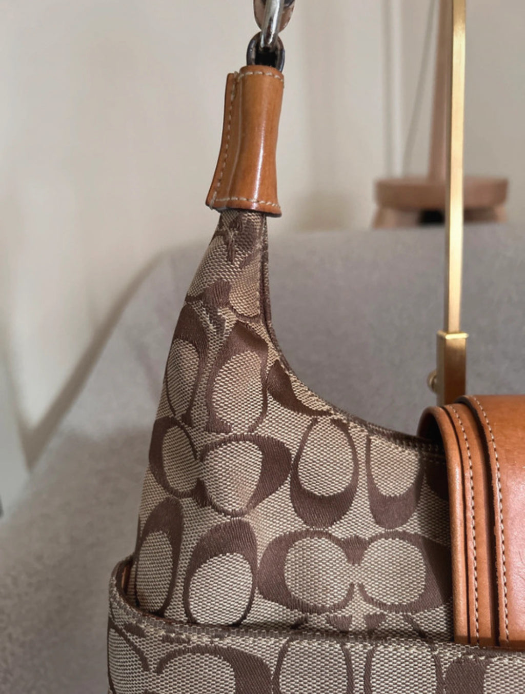 Vintage Coach Hamptons shoulder bag