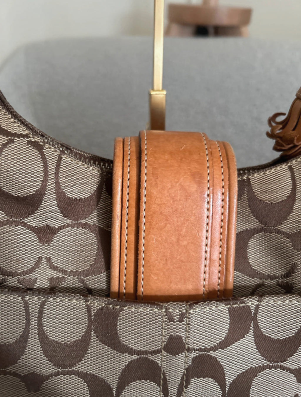 Vintage Coach Hamptons shoulder bag