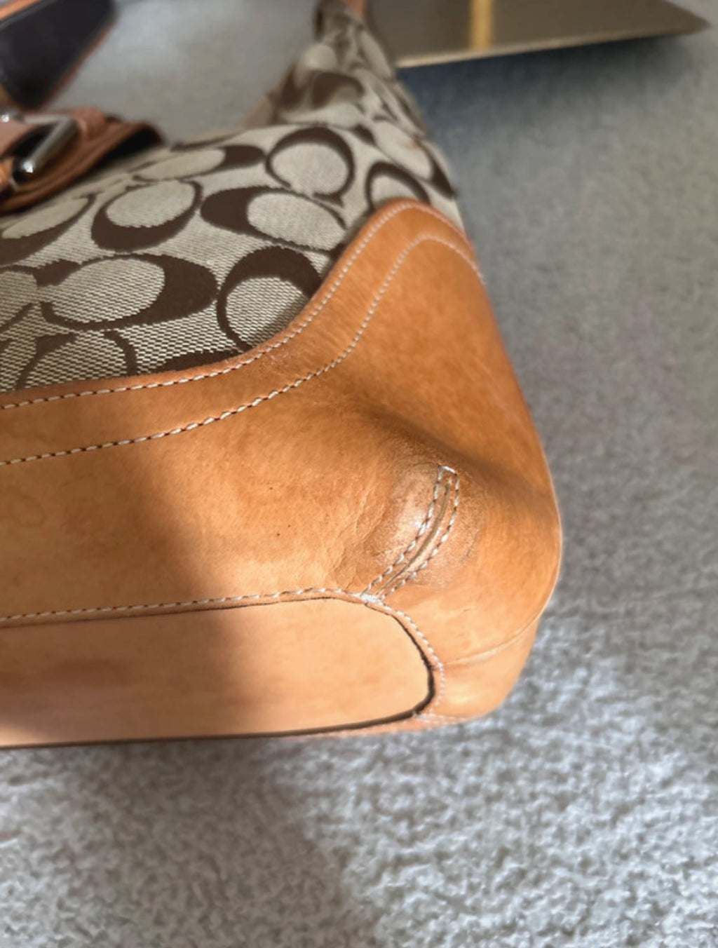 Vintage Coach Hamptons shoulder bag