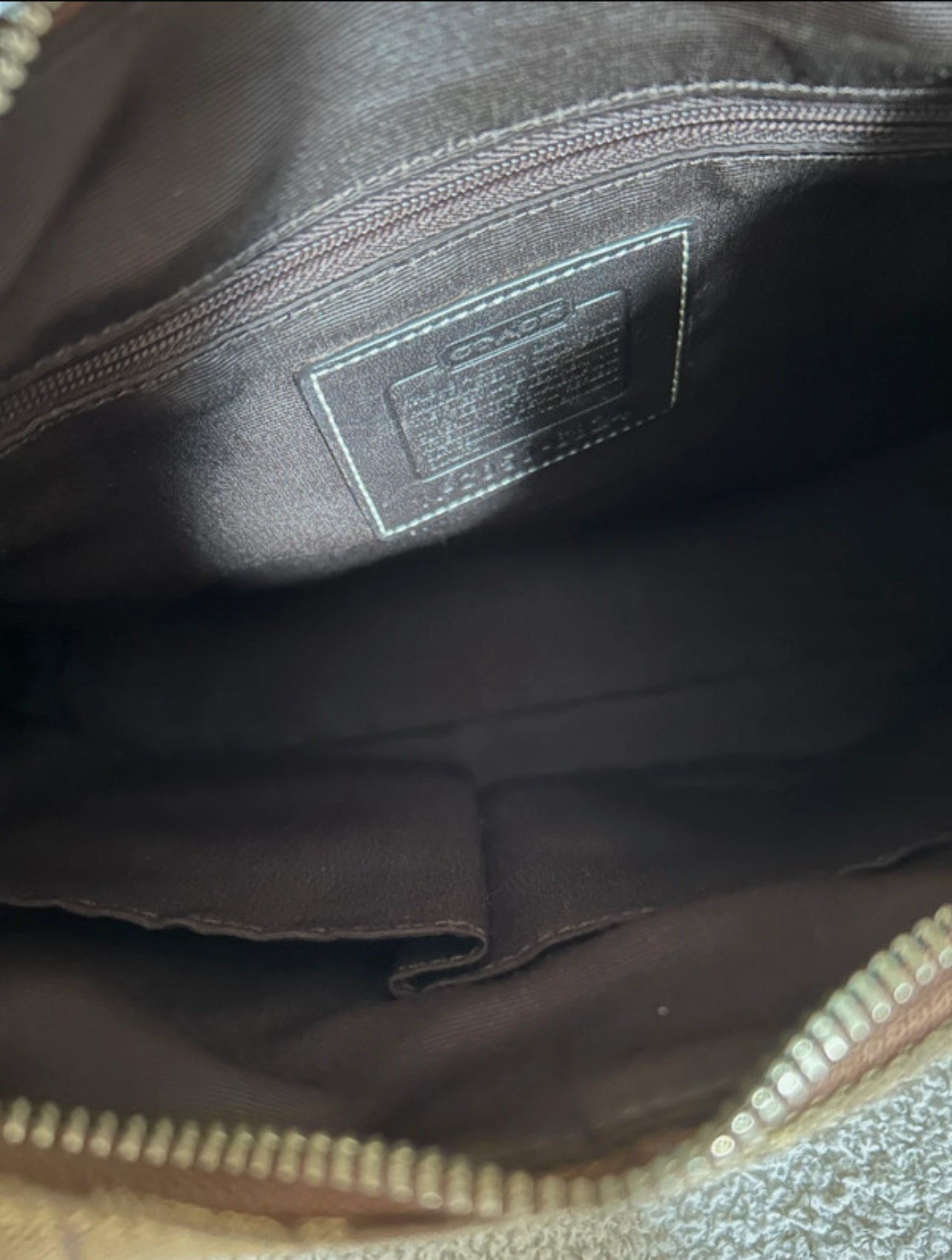 Vintage Coach Hamptons shoulder bag