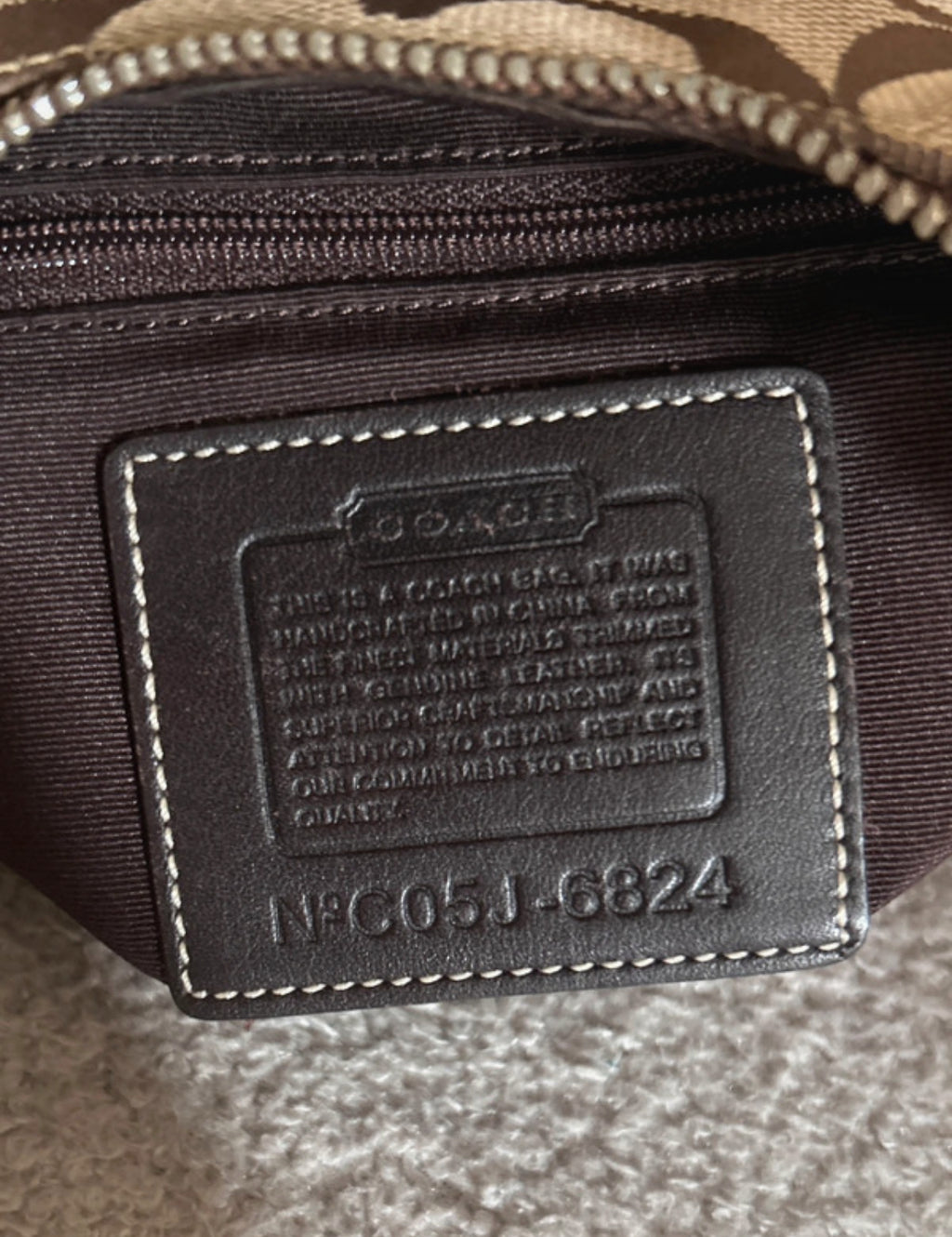 Vintage Coach Hamptons shoulder bag
