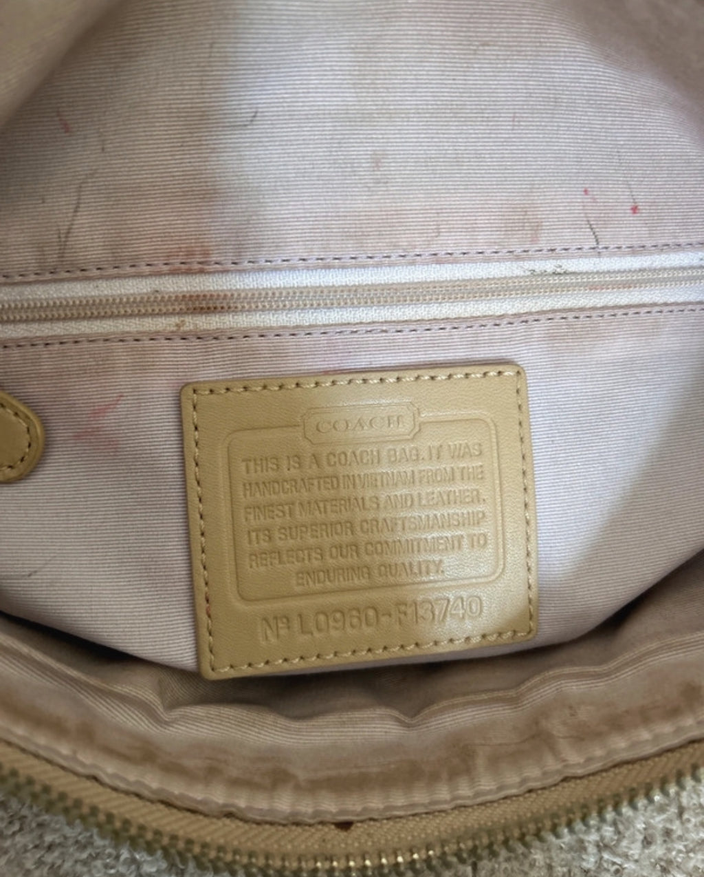 Vintage Coach shoulder bag