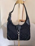 Vintage Coach clip shoulder bag