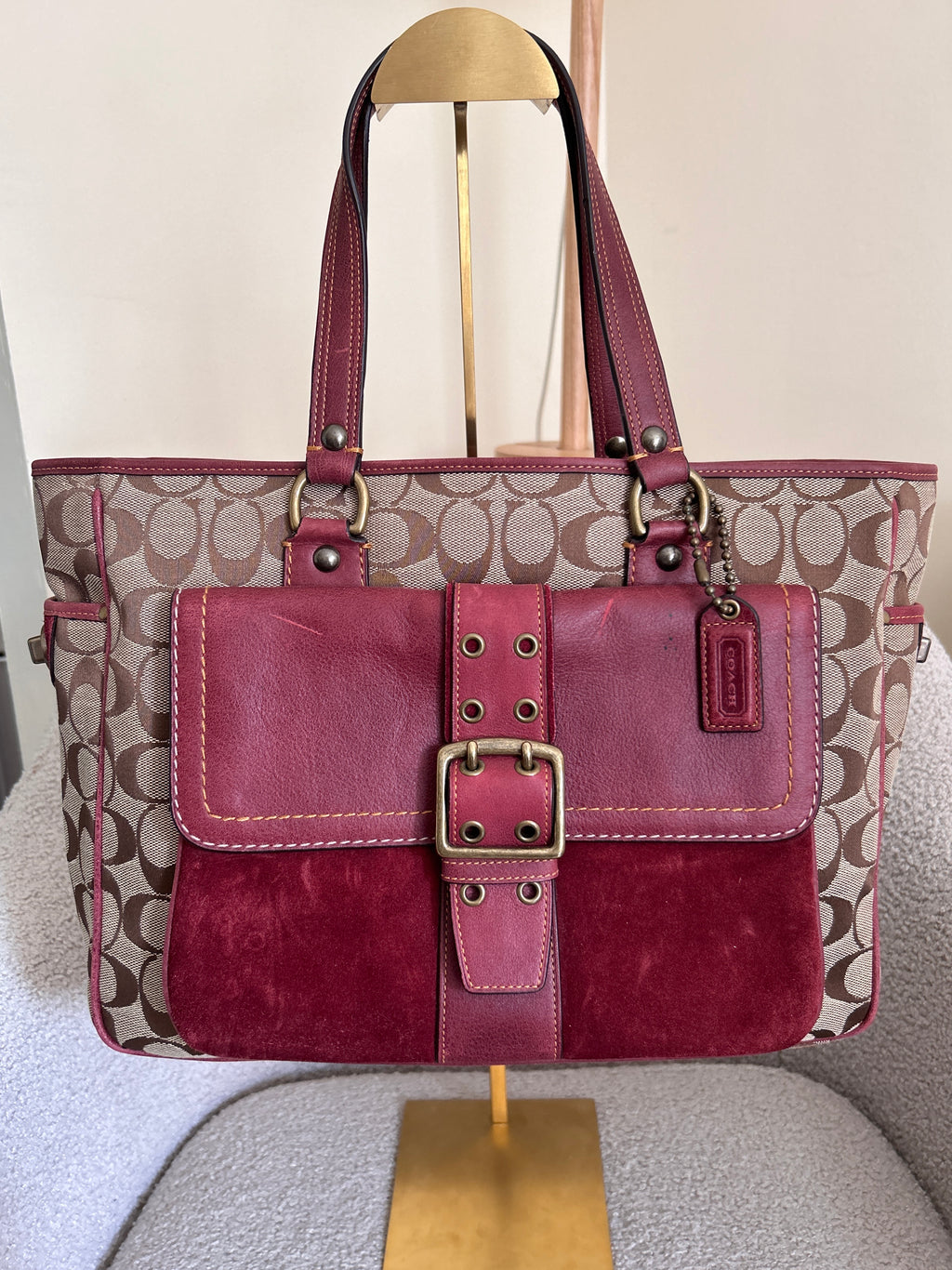 Vintage Coach Special Edition tote bag