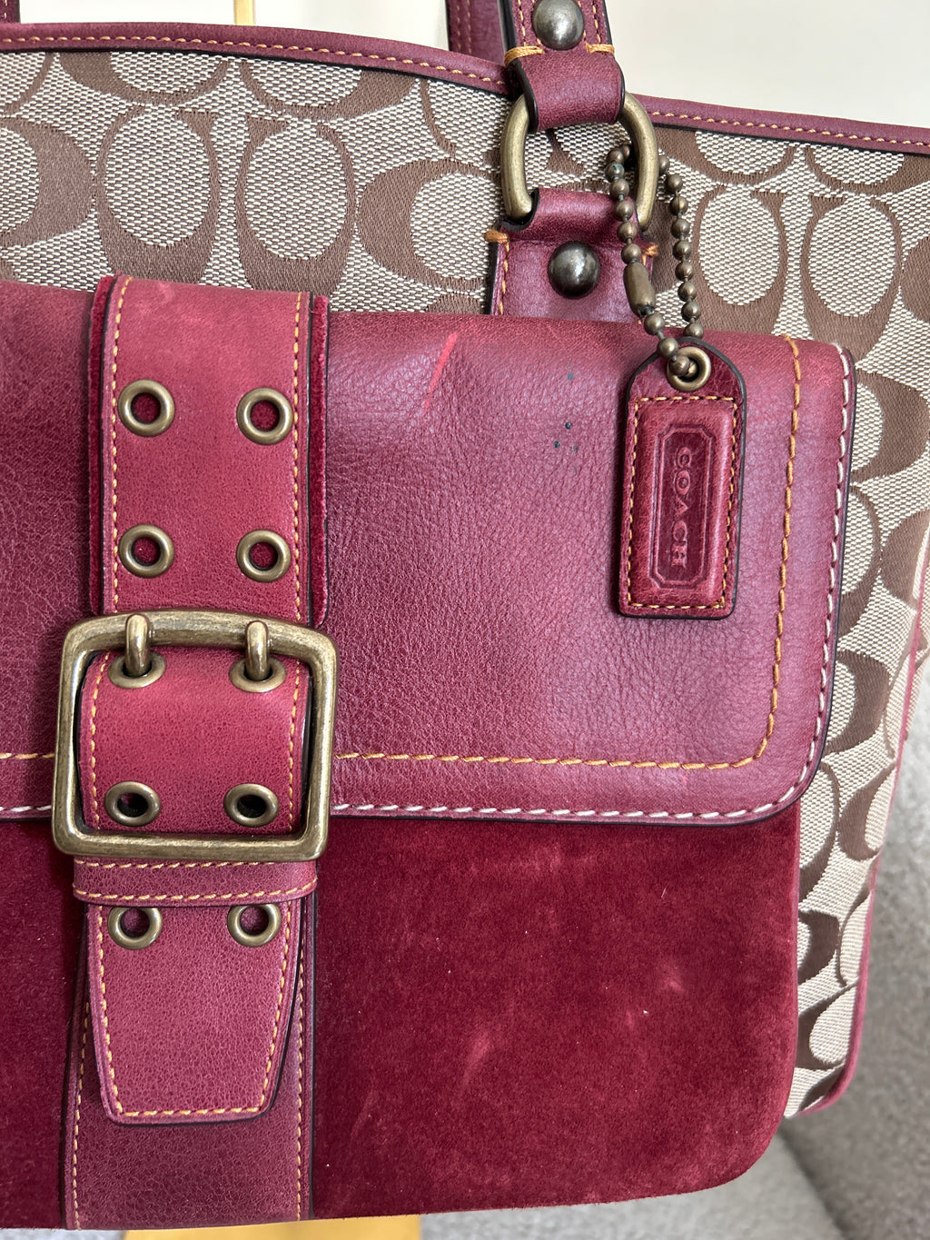 Vintage Coach Special Edition tote bag